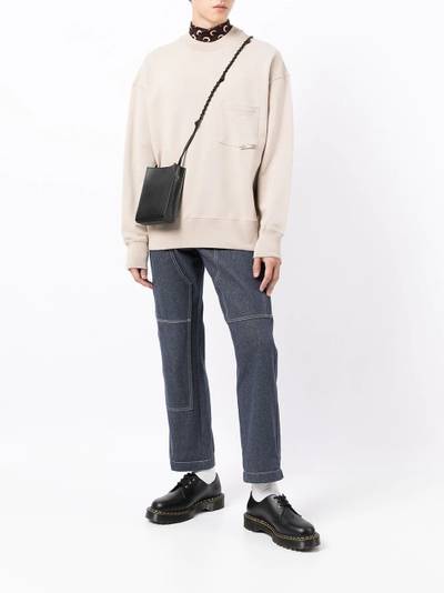 MSGM patch pocket sweatshirt outlook