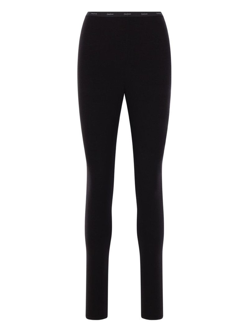 logo-waistband leggings 1