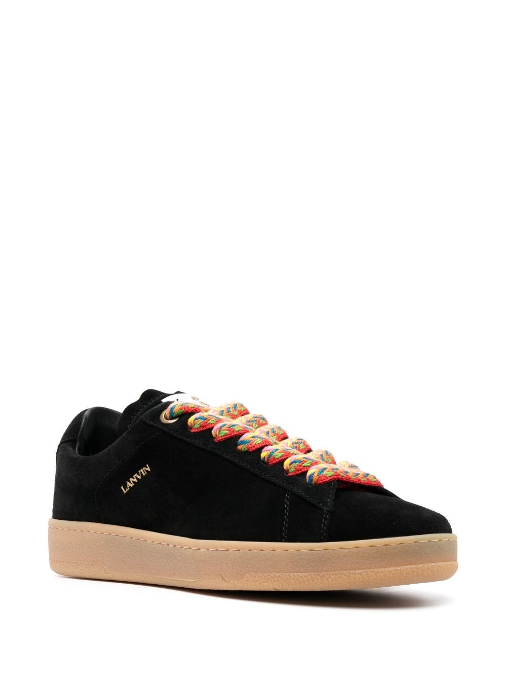 suede low-top sneakers - 2