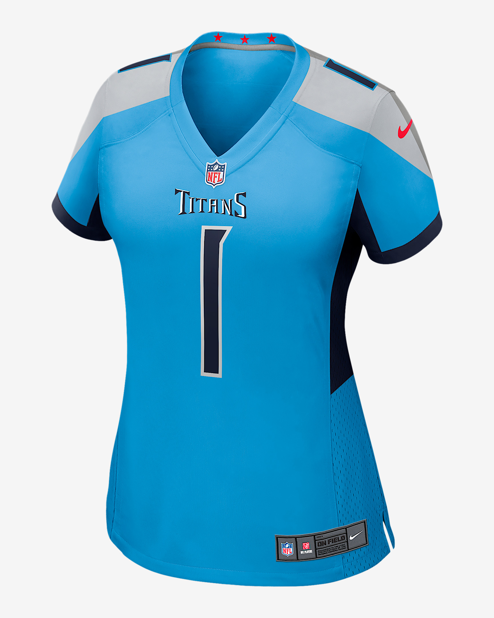 Cam Ward Tennessee Titans 2025 NFL Draft First Round Pick Women’s Nike NFL Game Jersey - 1