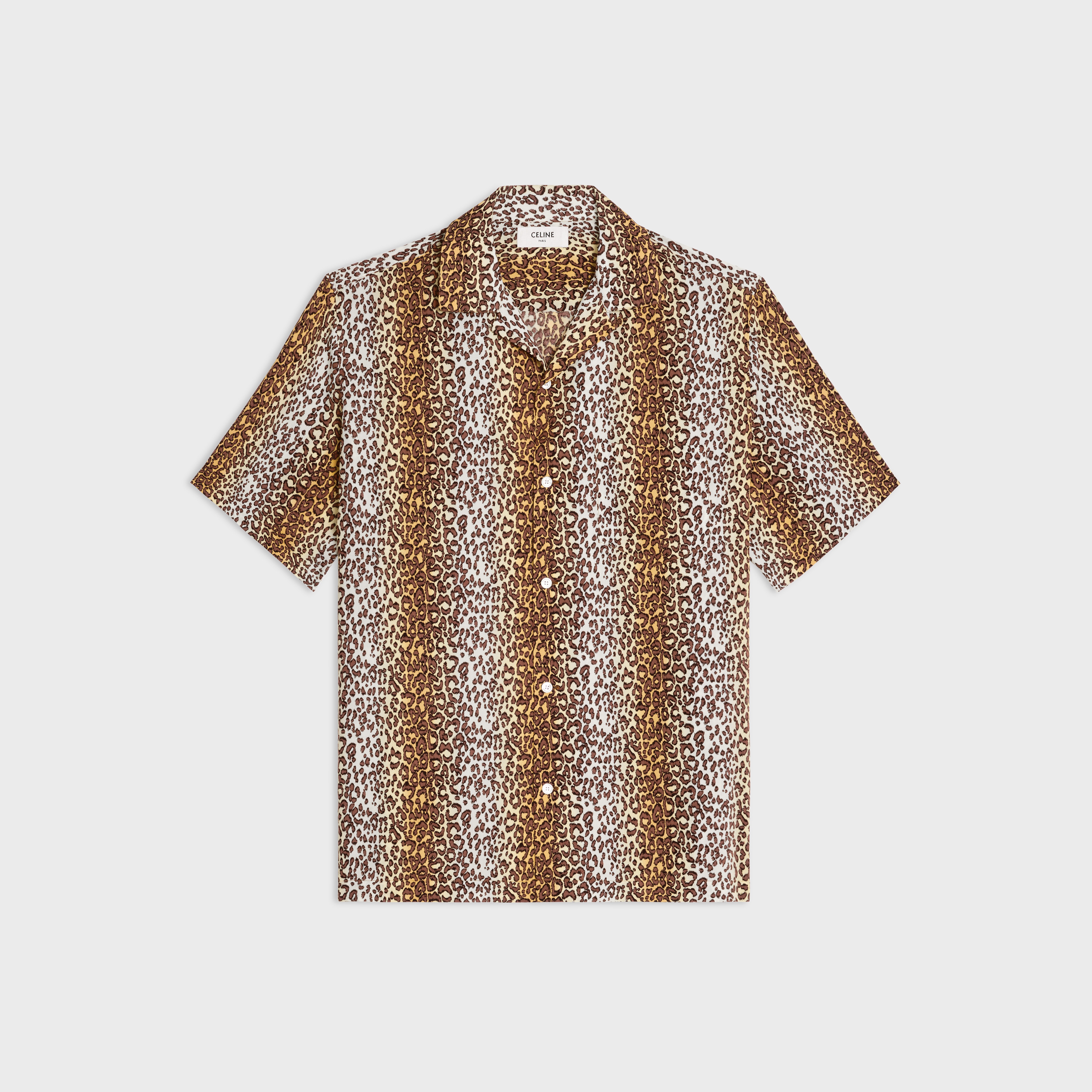 Hawaiian shirt in printed viscose - 1