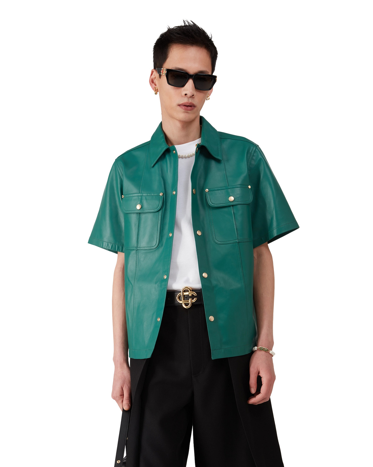 Leather Shirt | Casablanca Paris - 3