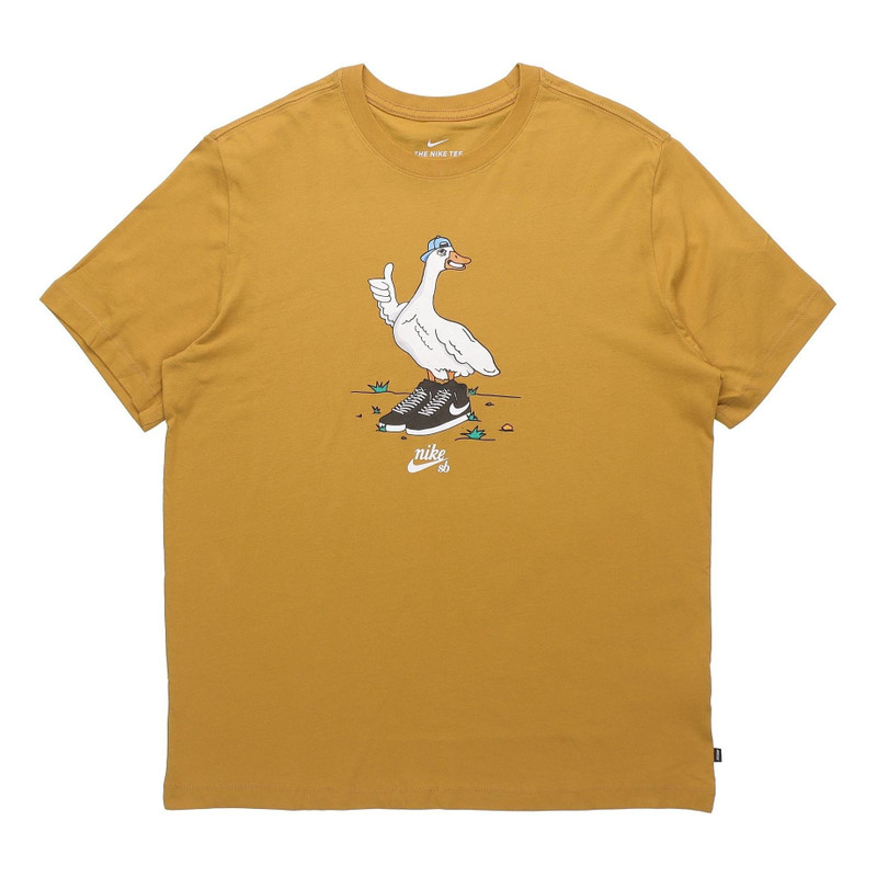 Nike Large Skateboard Short Sleeve Yellow BV7066-790 - 1