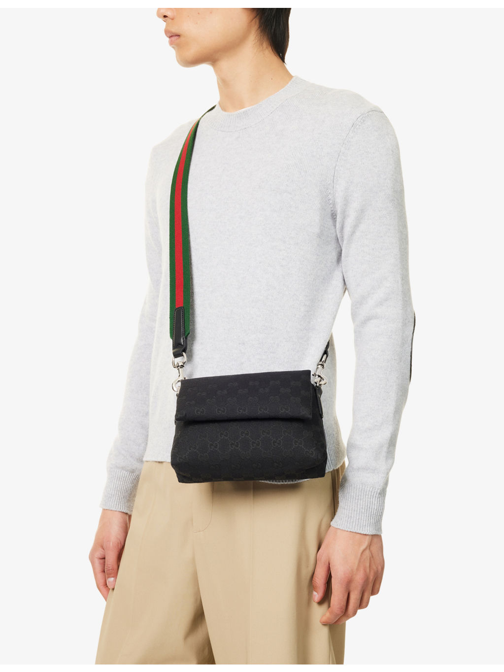 GG Small Canvas Cross Body Bag - 2