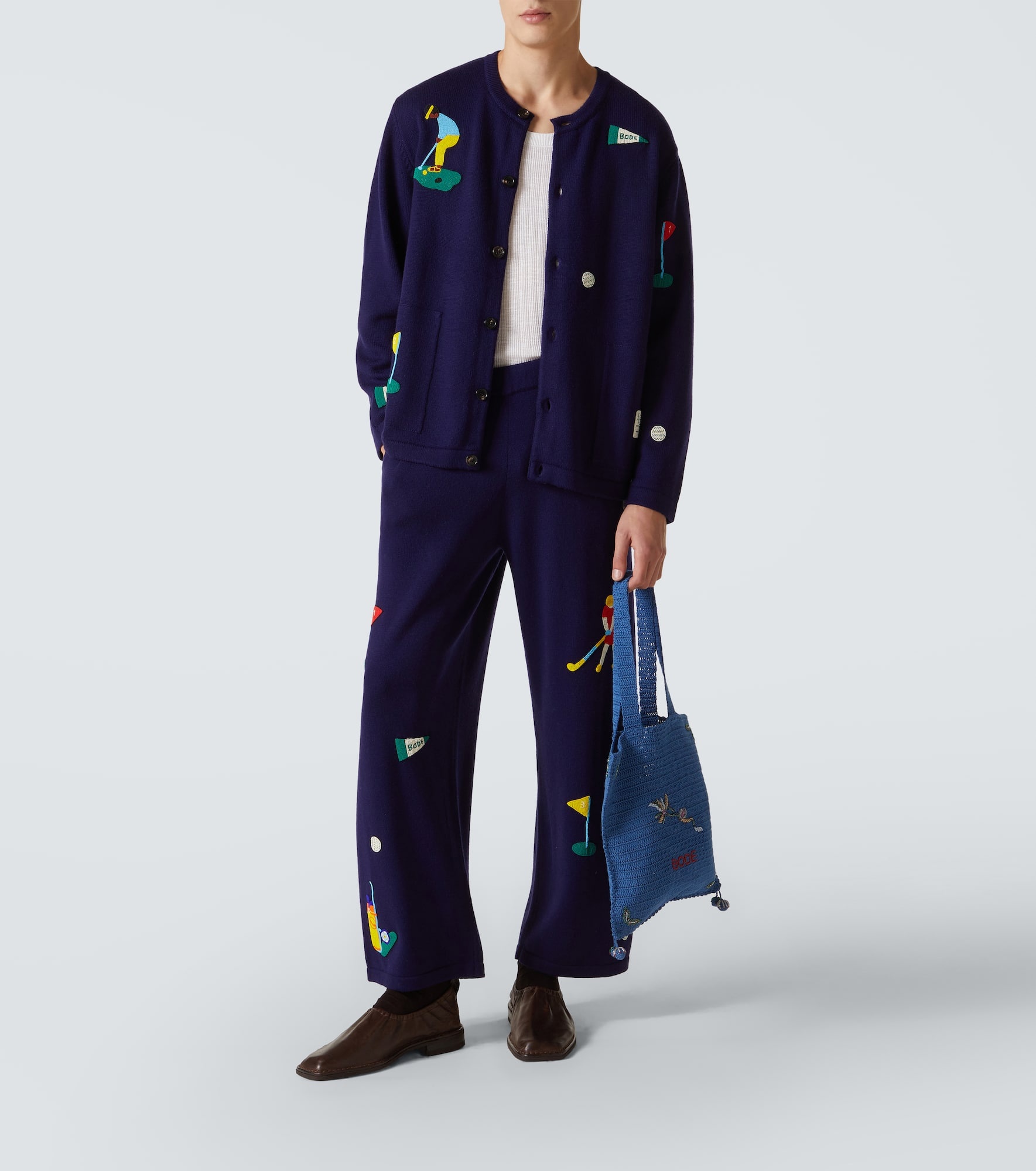 Golf wool sweatpants - 2