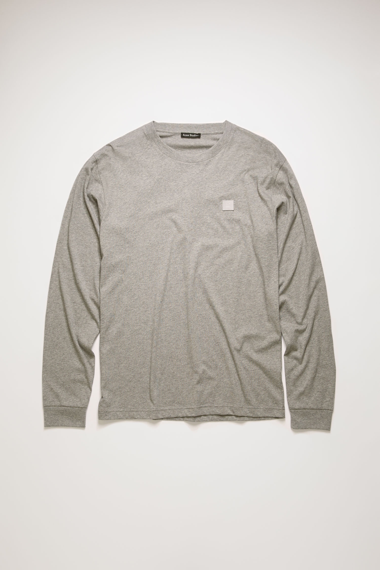 Long-sleeved t-shirt light grey melange - 1