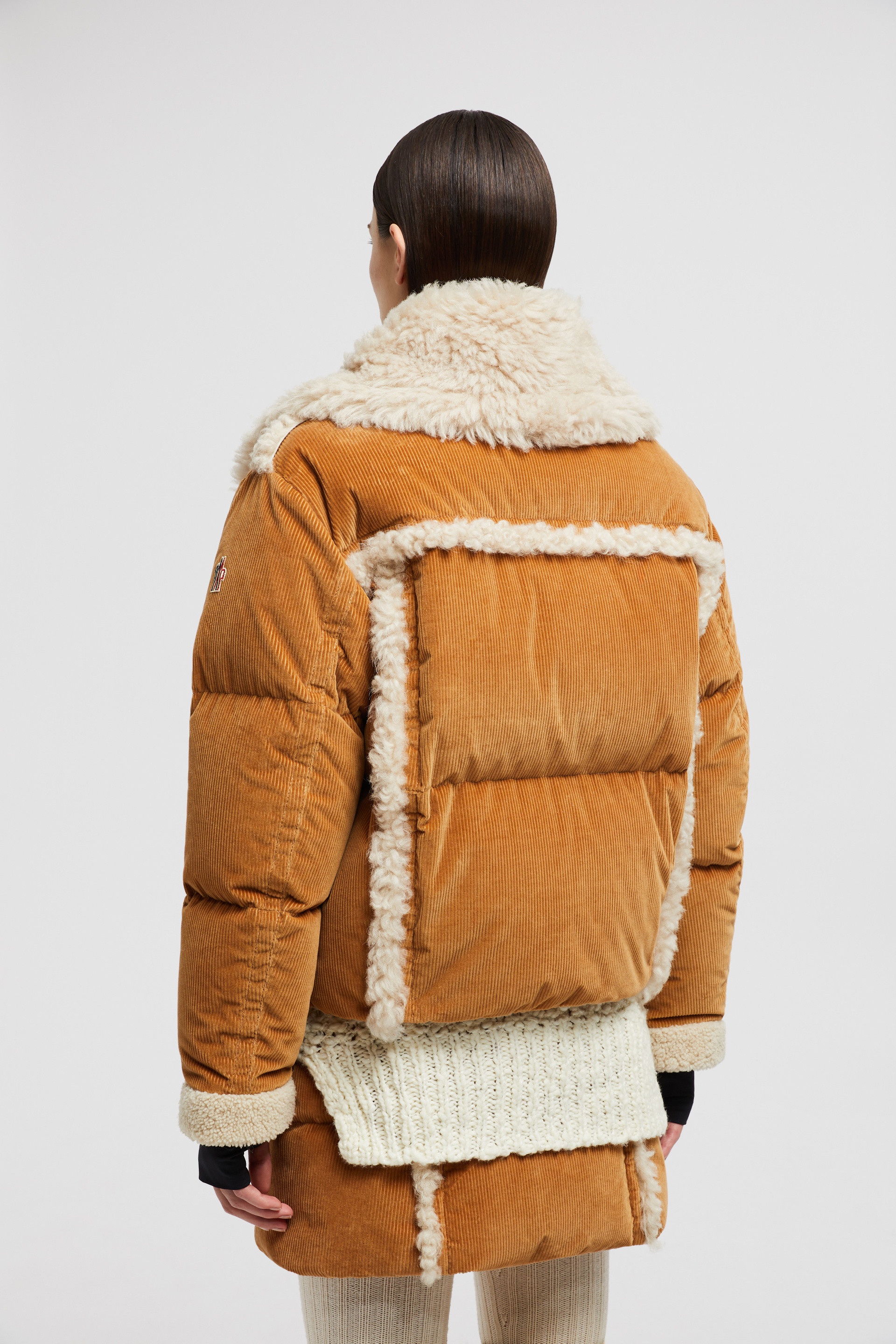 Caleu Corduroy Short Down Jacket - 5