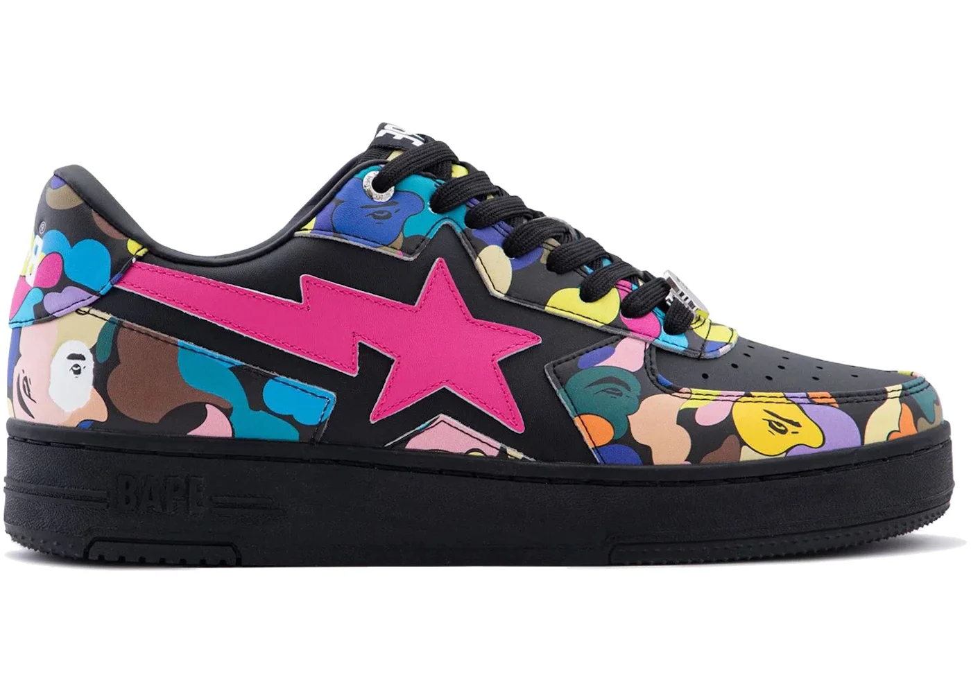 A Bathing Ape Bape Sta Icon #2 M2 Black - 1