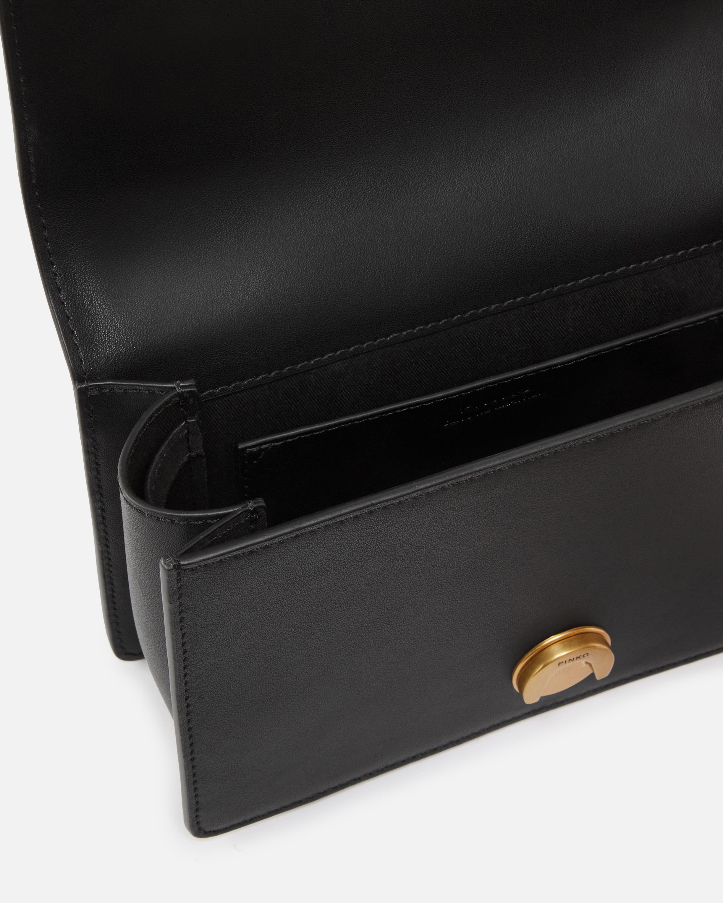 SMALL LEATHER LOVE BAG SHOULDER BAG WITH STRAPS - 4