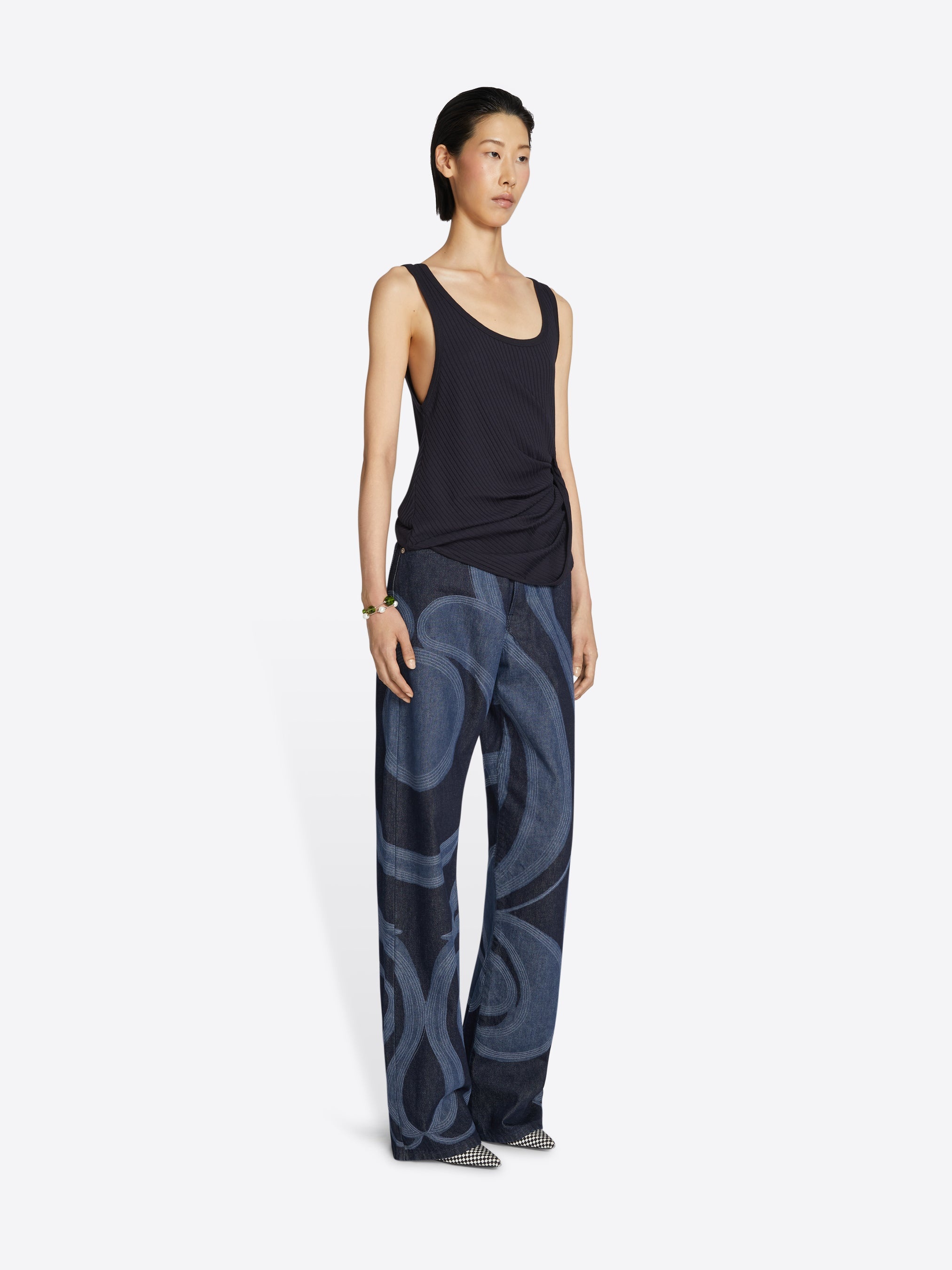 EMBROIDERED JEANS - 3