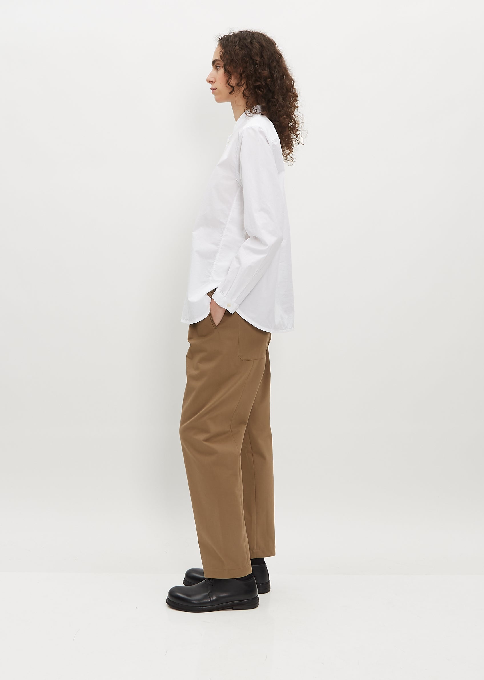 Toogood The Botanist Shirt — Poplin Chalk | lagarconne | REVERSIBLE