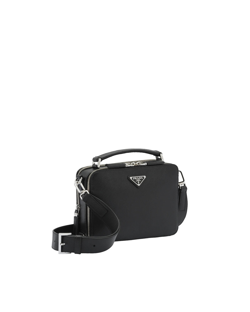 Prada Brique Saffiano Leather Cross-Body Bag 3