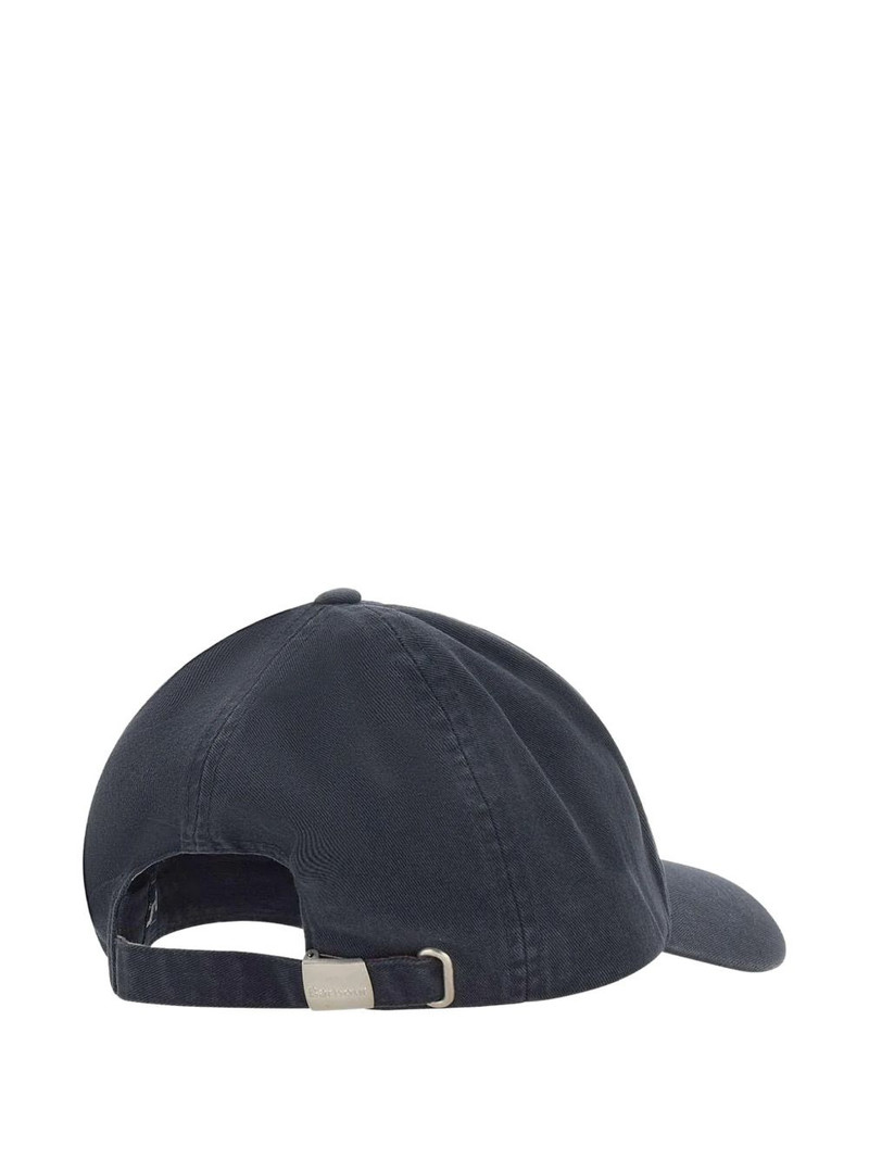 Barbour logo canvas cap outlook