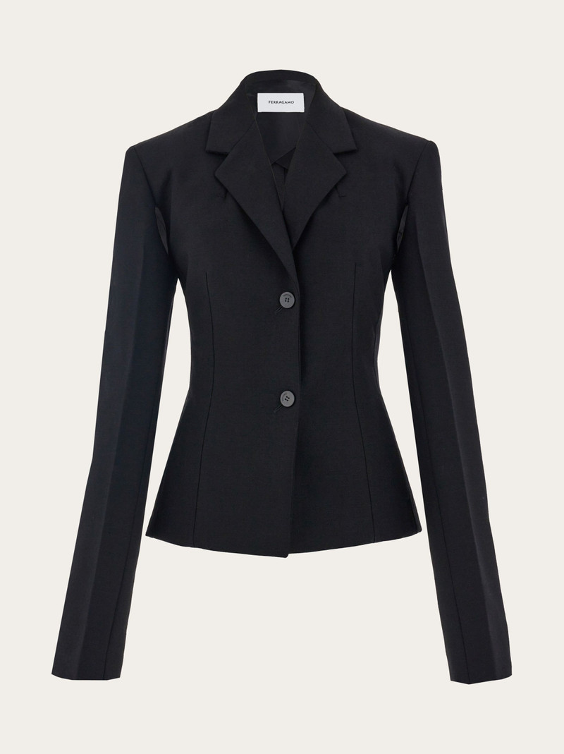 Tailored blazer with cut out - 1