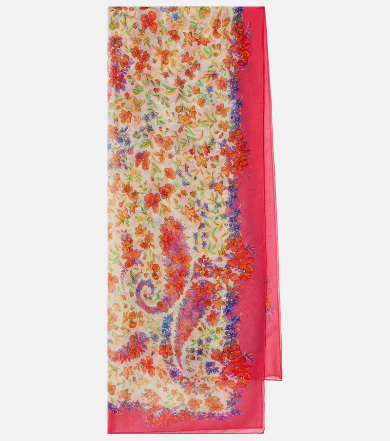 Paisley silk scarf 1