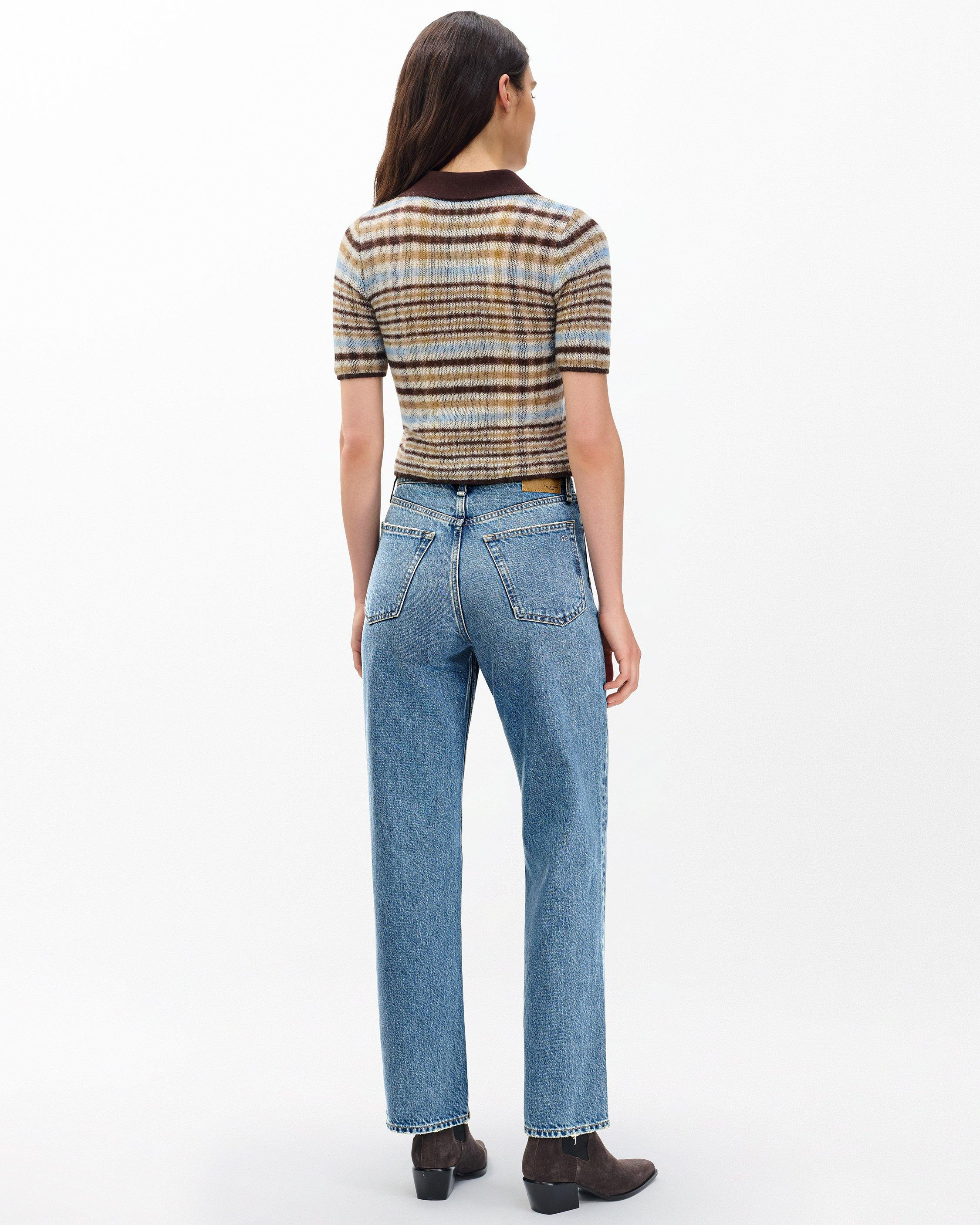 Shea Ankle Relaxed Straight Jeans
Lightweight Rigid in Ithaca - 6