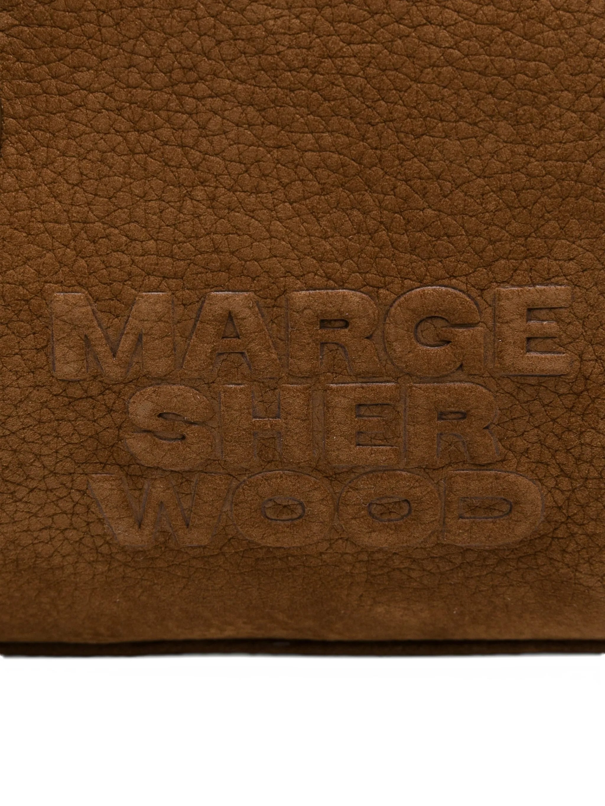 Margesherwood Logo-embossed Suede Tote Bag - 4