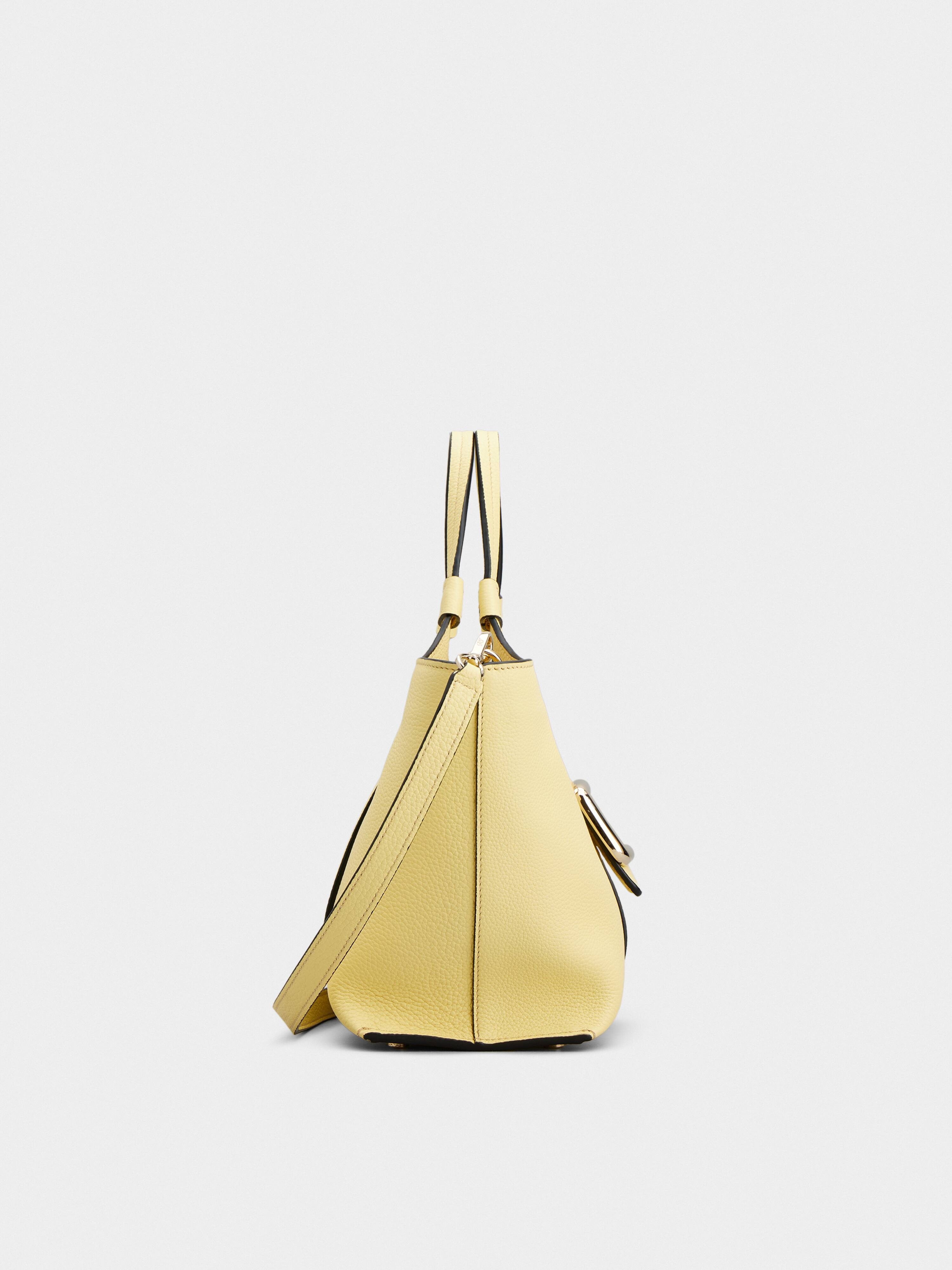 Viv' Choc Mini Shopping Bag in Leather - 4