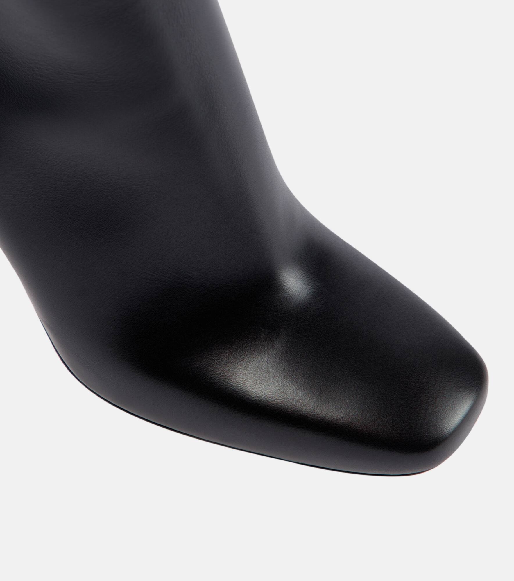 Leather knee-high boots - 6