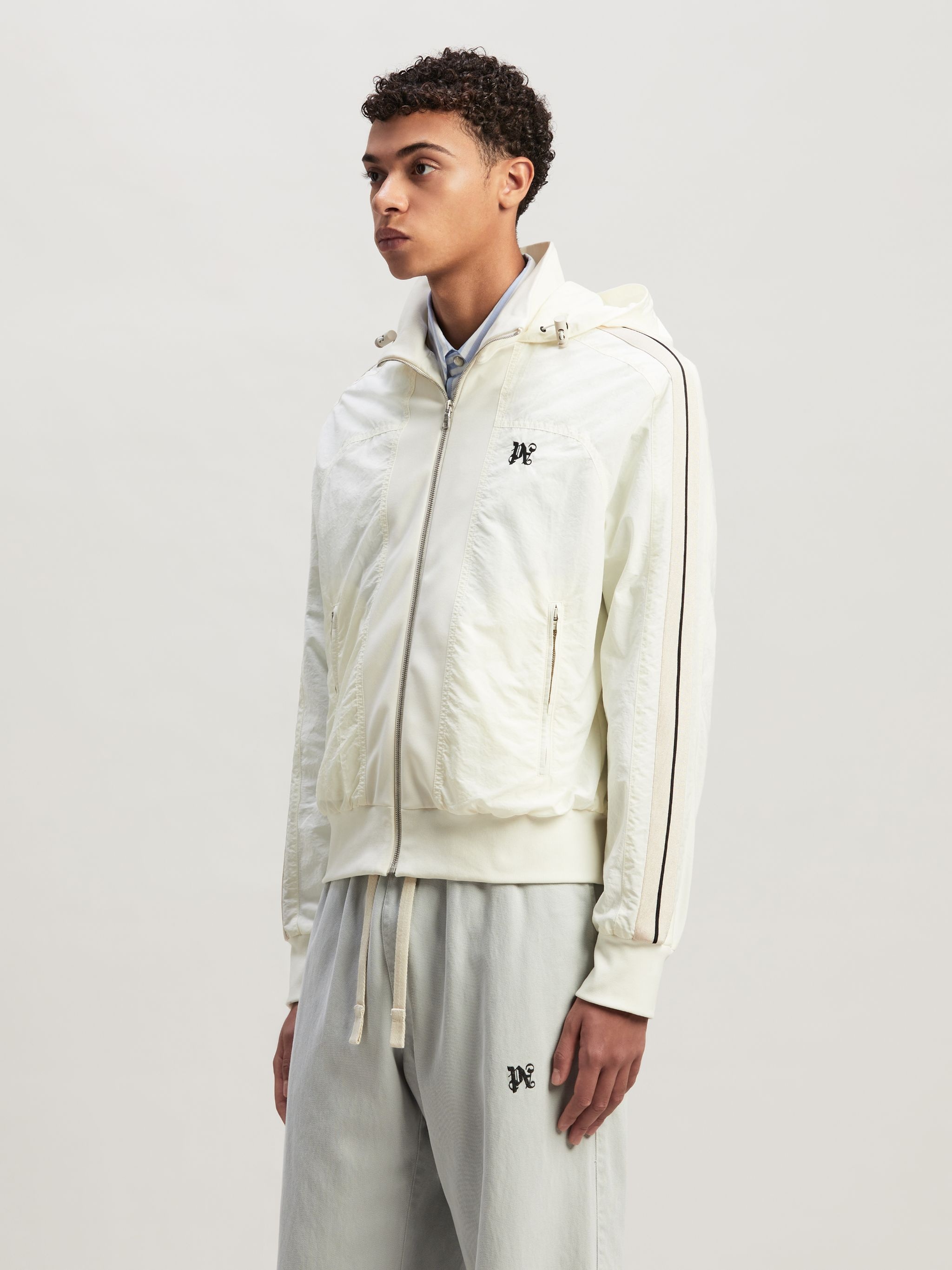 Monogram Nylon Track Jacket - 4