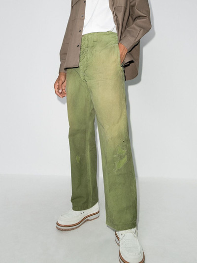 visvim Gifford straight-leg faded-effect trousers outlook