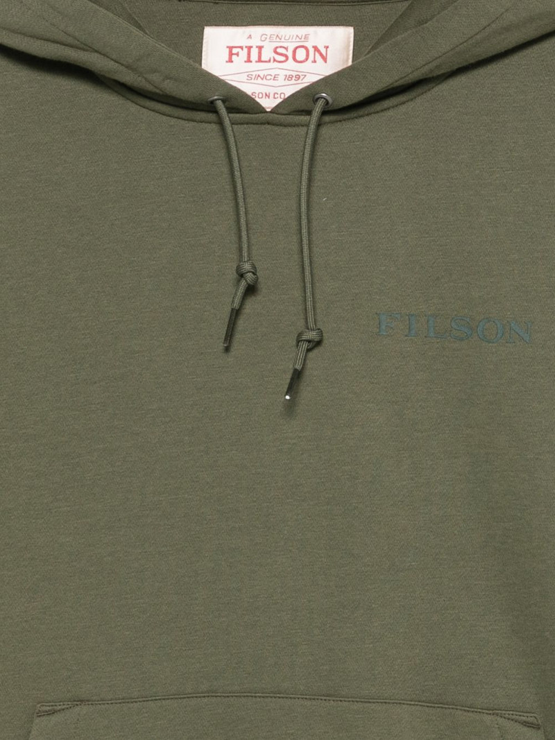 Scenic logo-print pouch-pocket hoodie 3