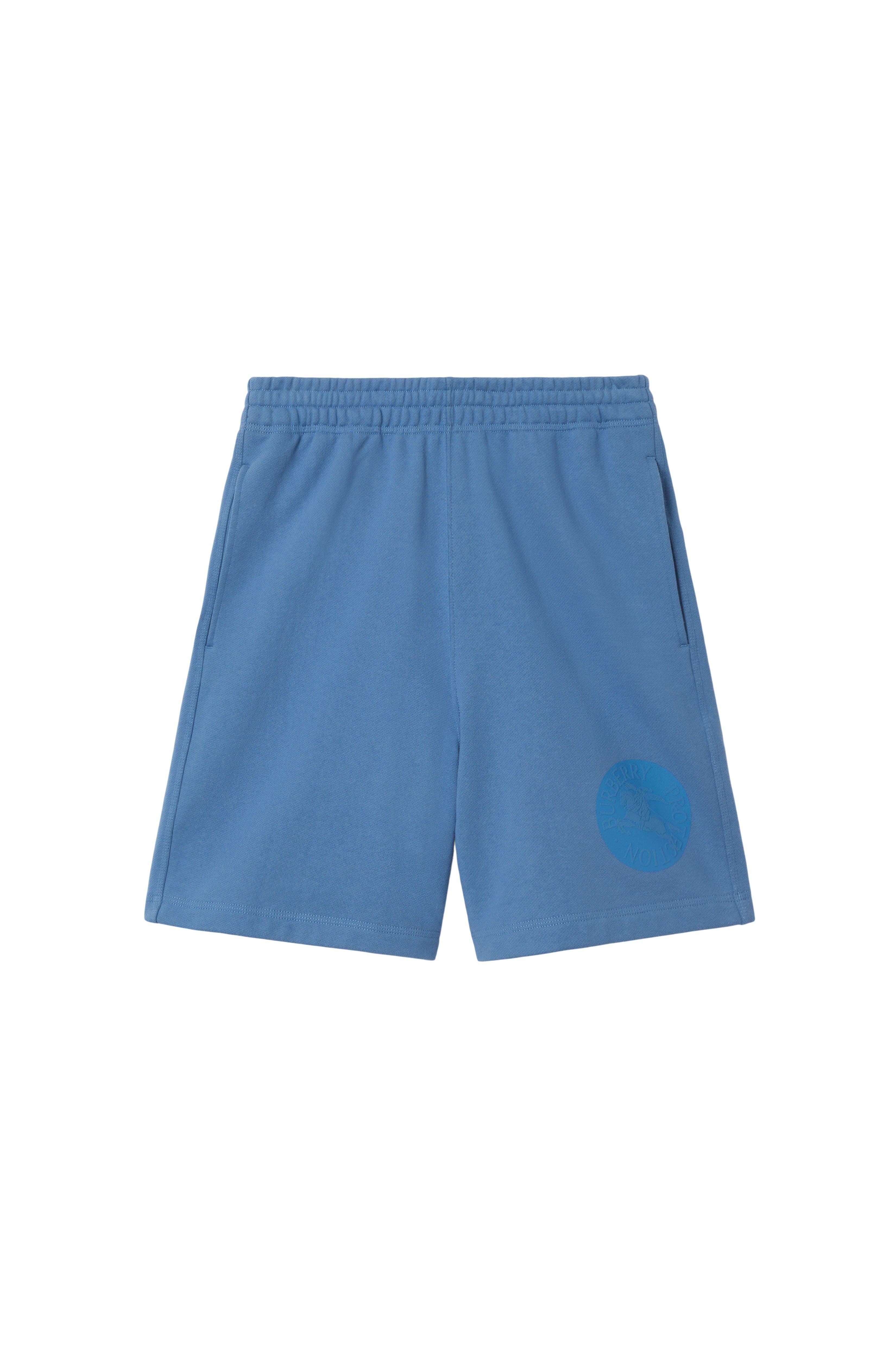 burberry EKD Badge Cotton Shorts in Pool at Nordstrom - 2