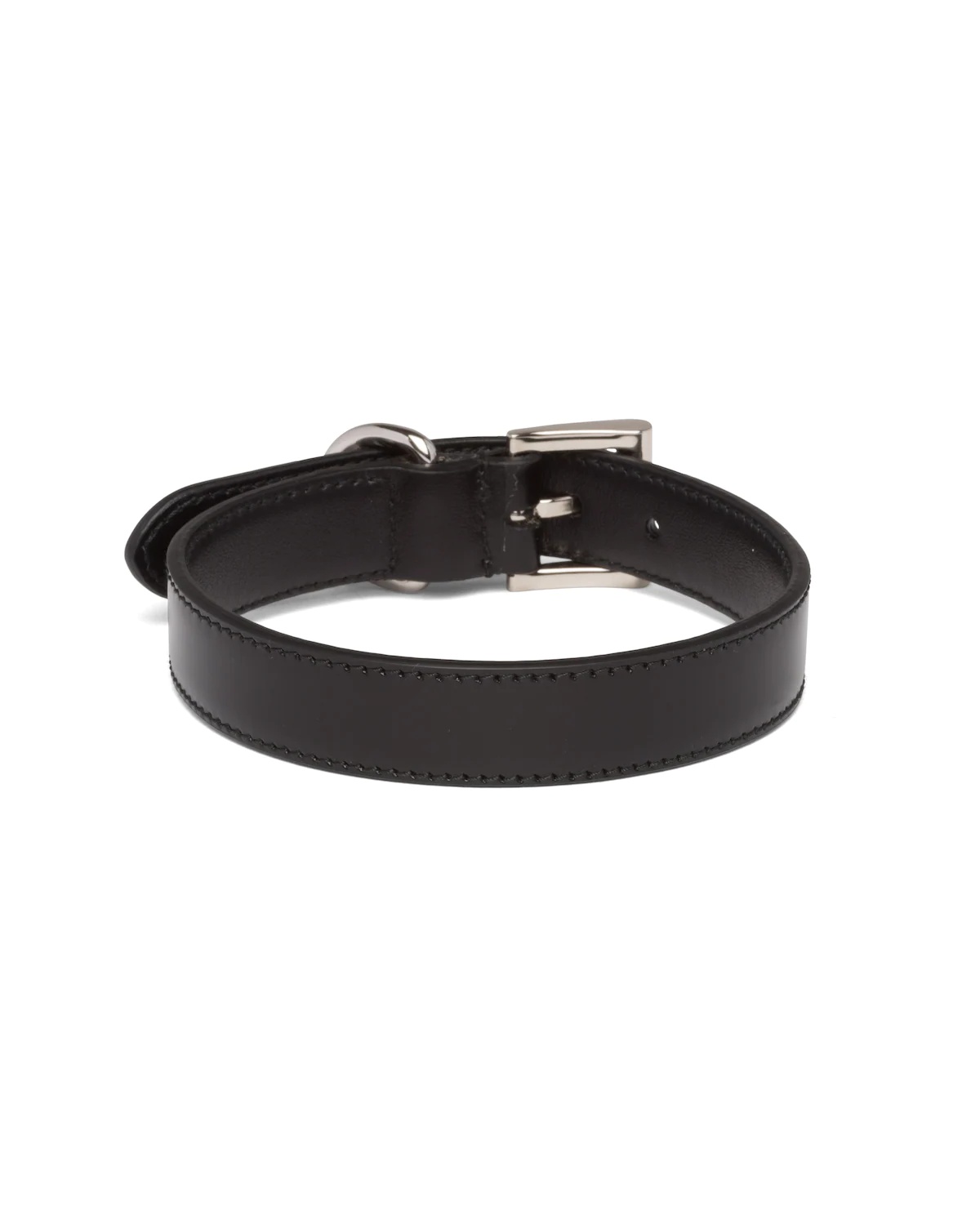 Brushed leather pet collar - 1