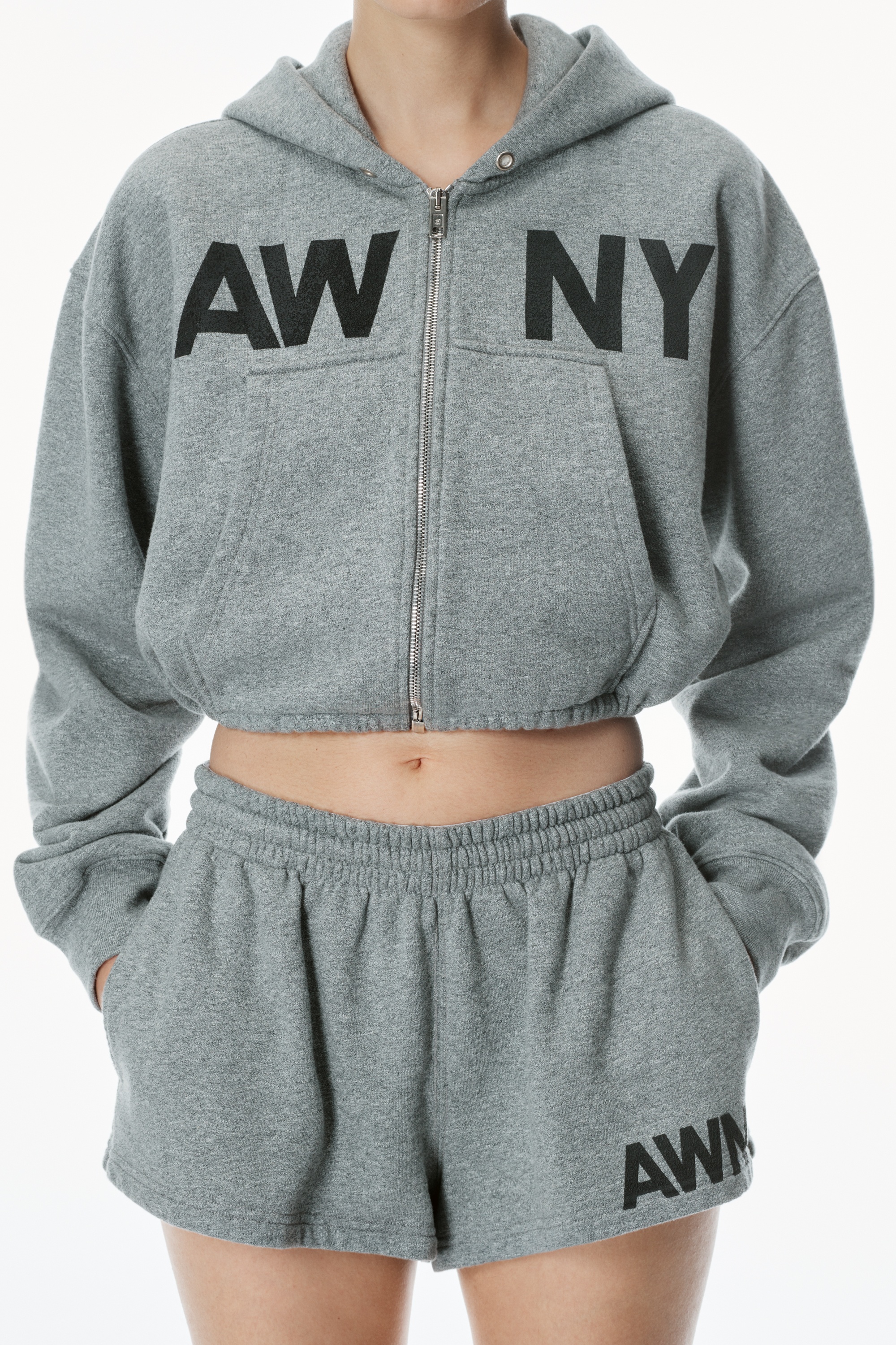 Deconstructed Logo Wrap Hoodie - 6