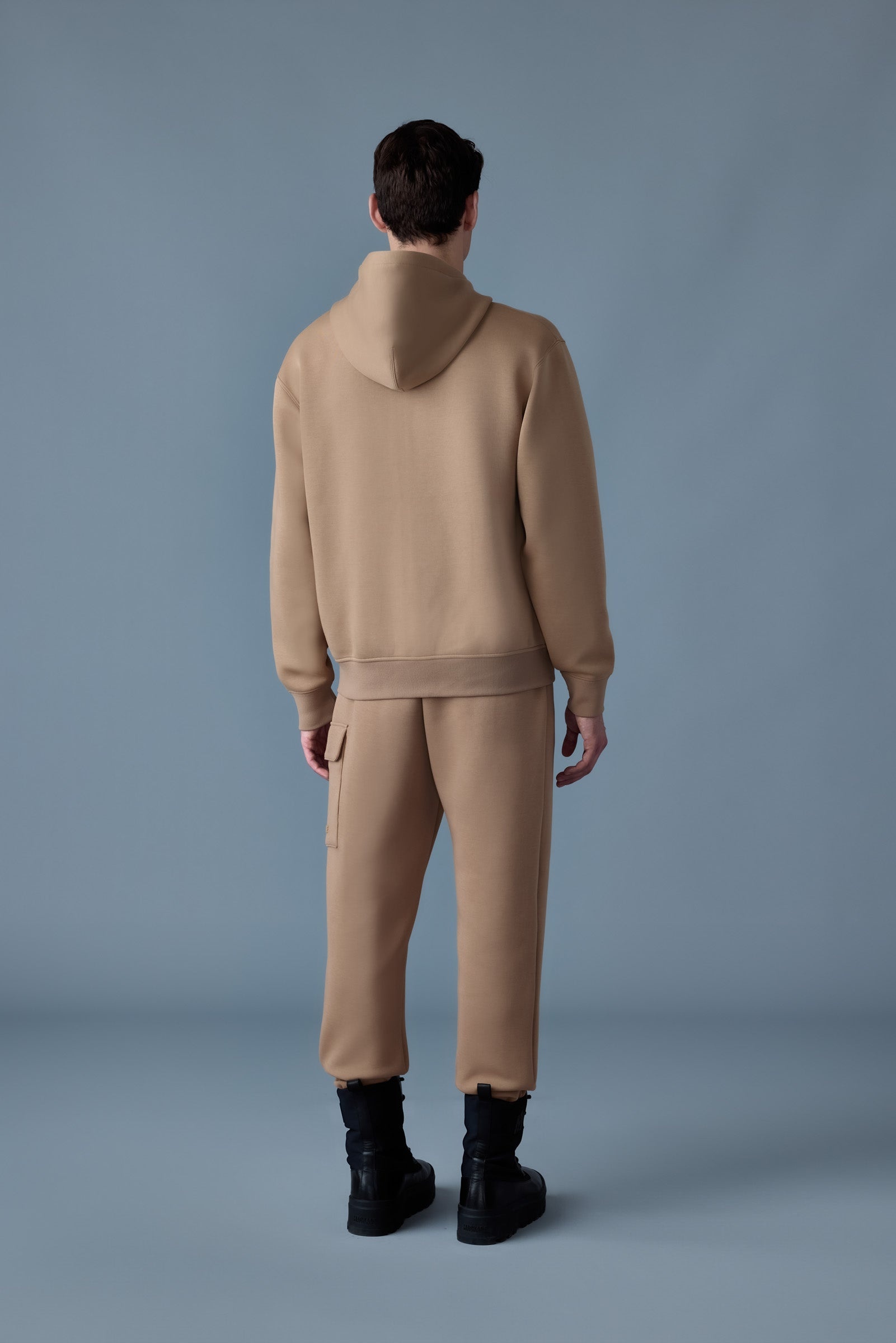 KRYSTOS Double-face Jersey zip-up hoodie - 4