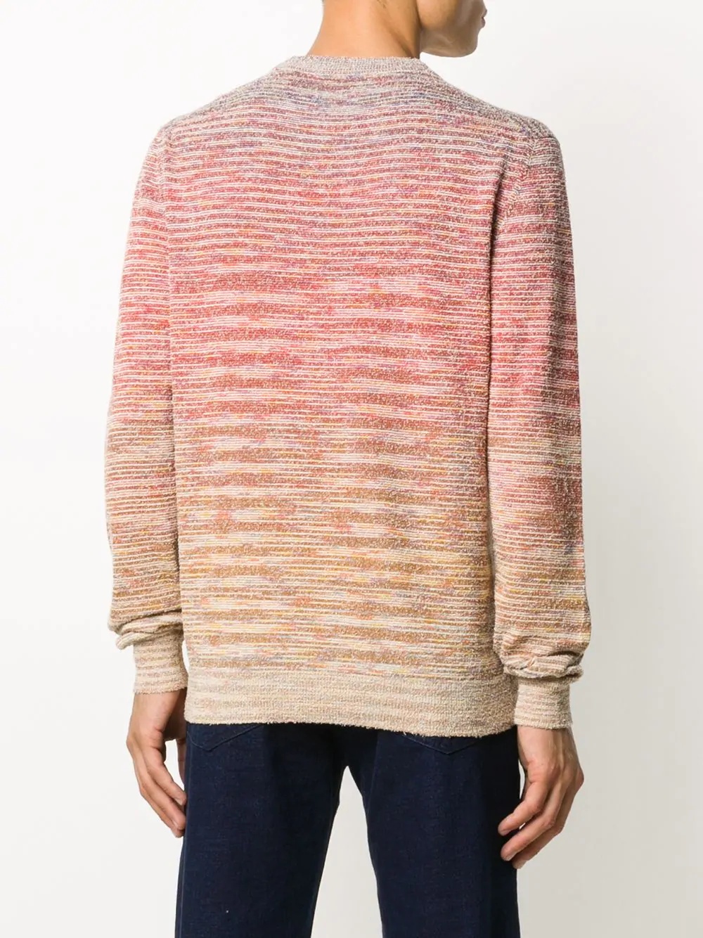 striped knit jumper  - 4