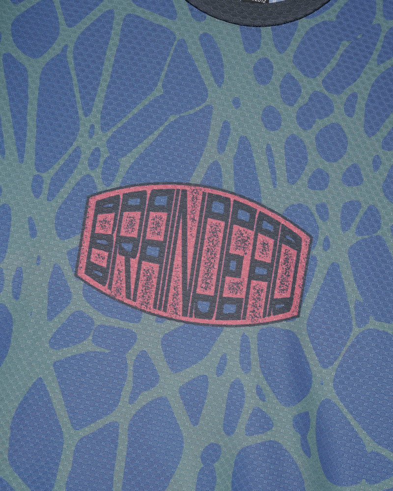 Brain Dead x Attaquer Long Sleeve Tech T-shirt - Blue Multi 3