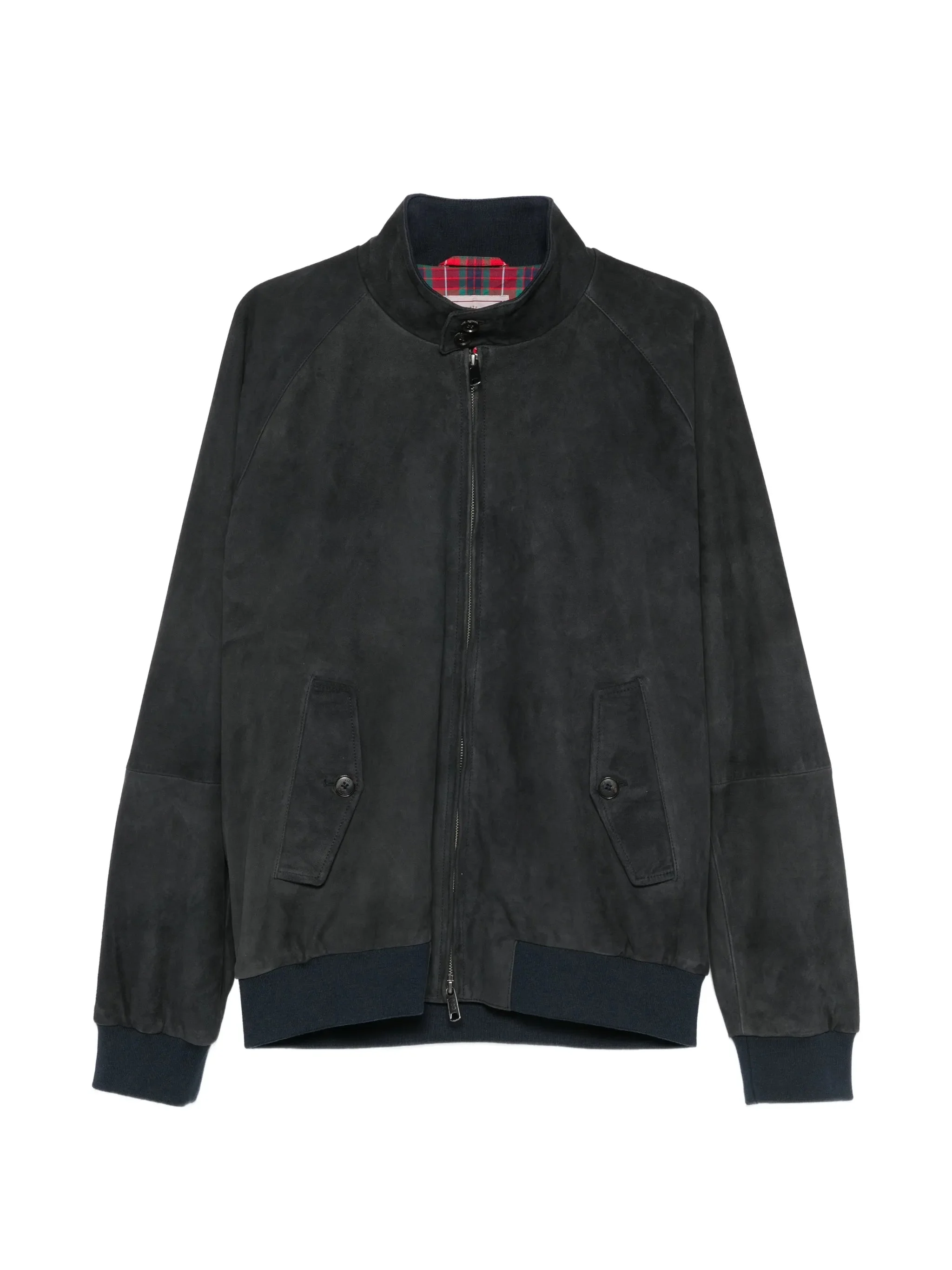 Baracuta Zip-up Suede Jacket - 1