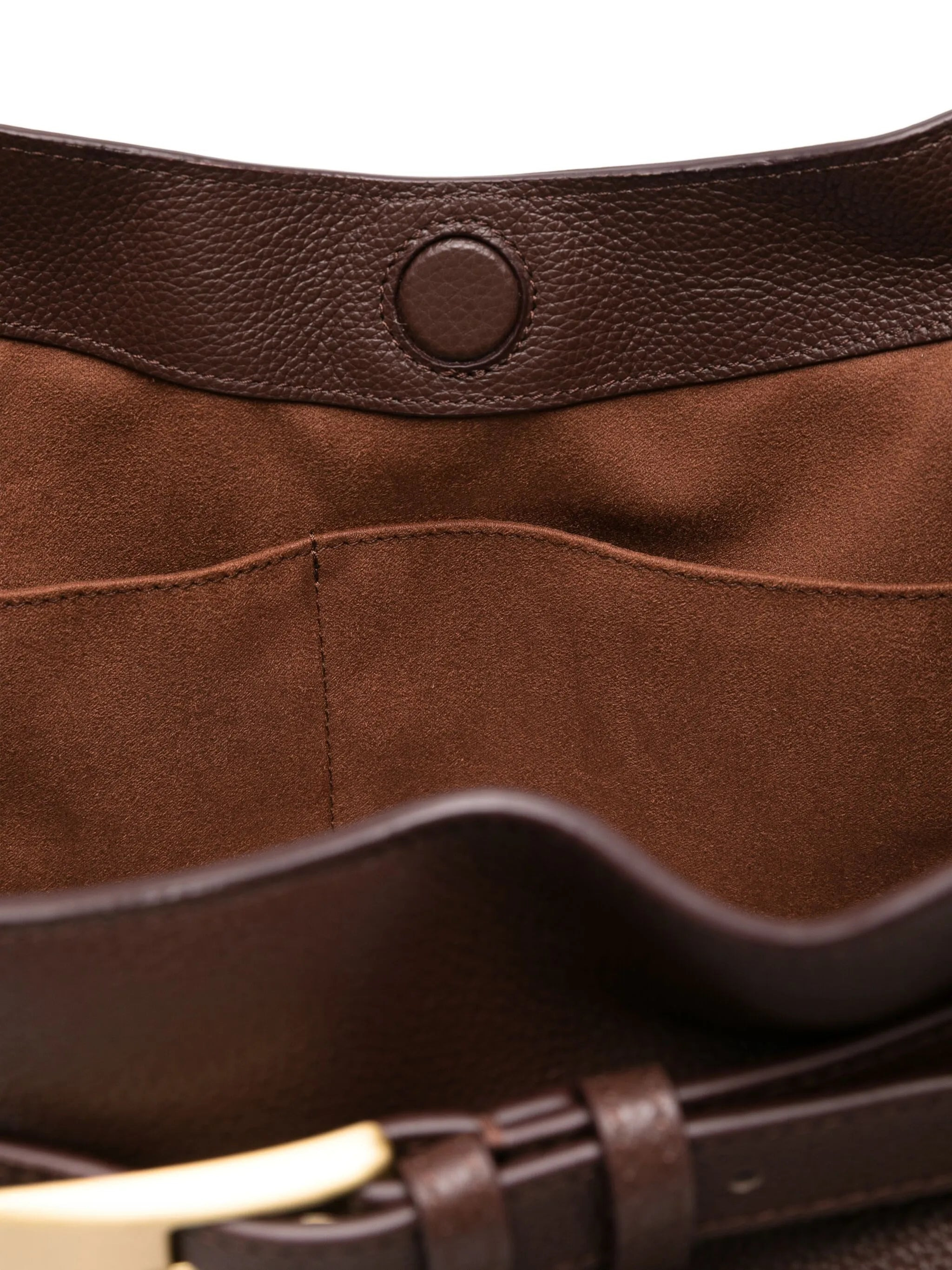 Elleme Pebbled-leather Buckle Shoulder Bag - 2