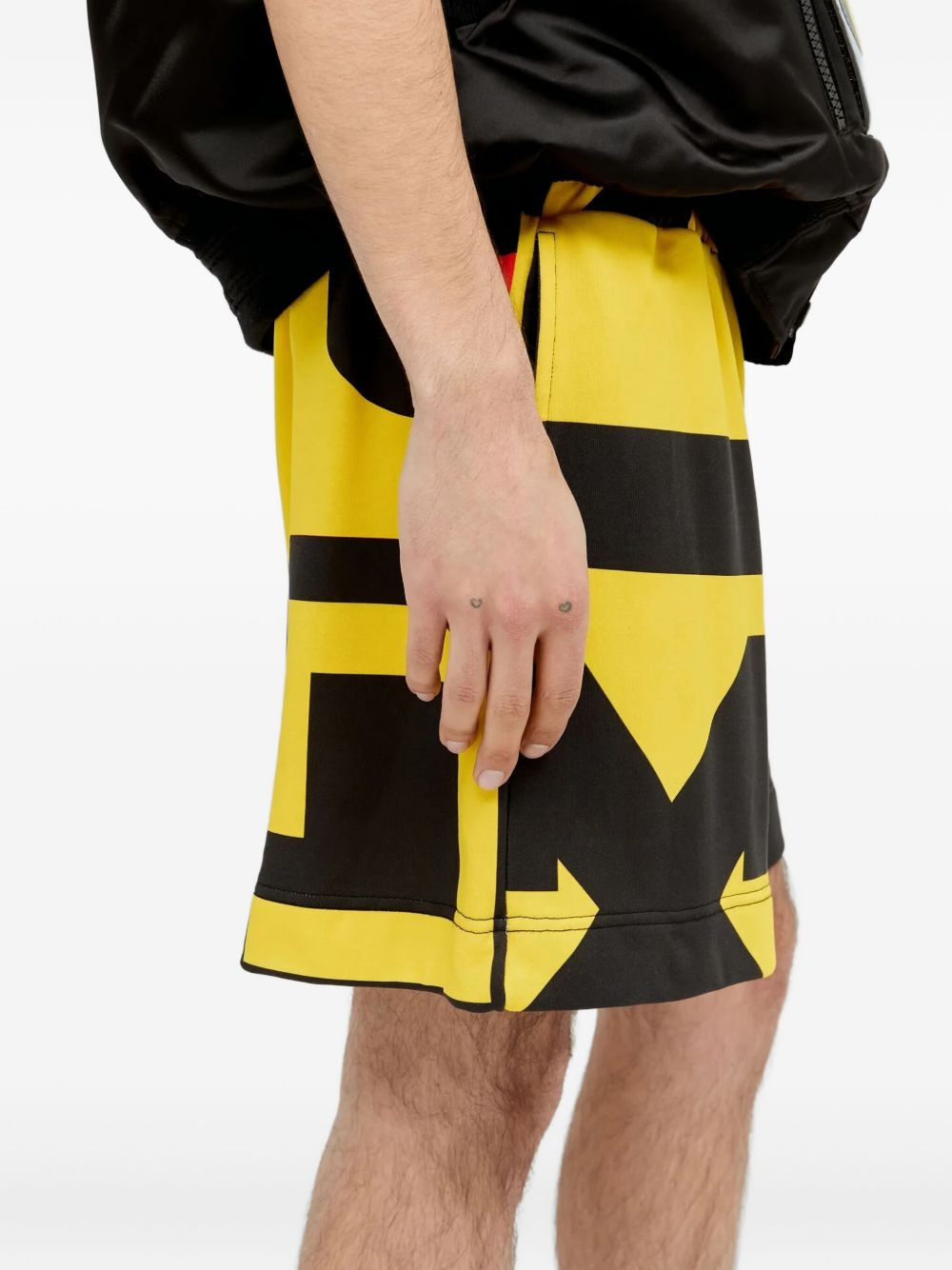 patchwork panelled track pants - 4