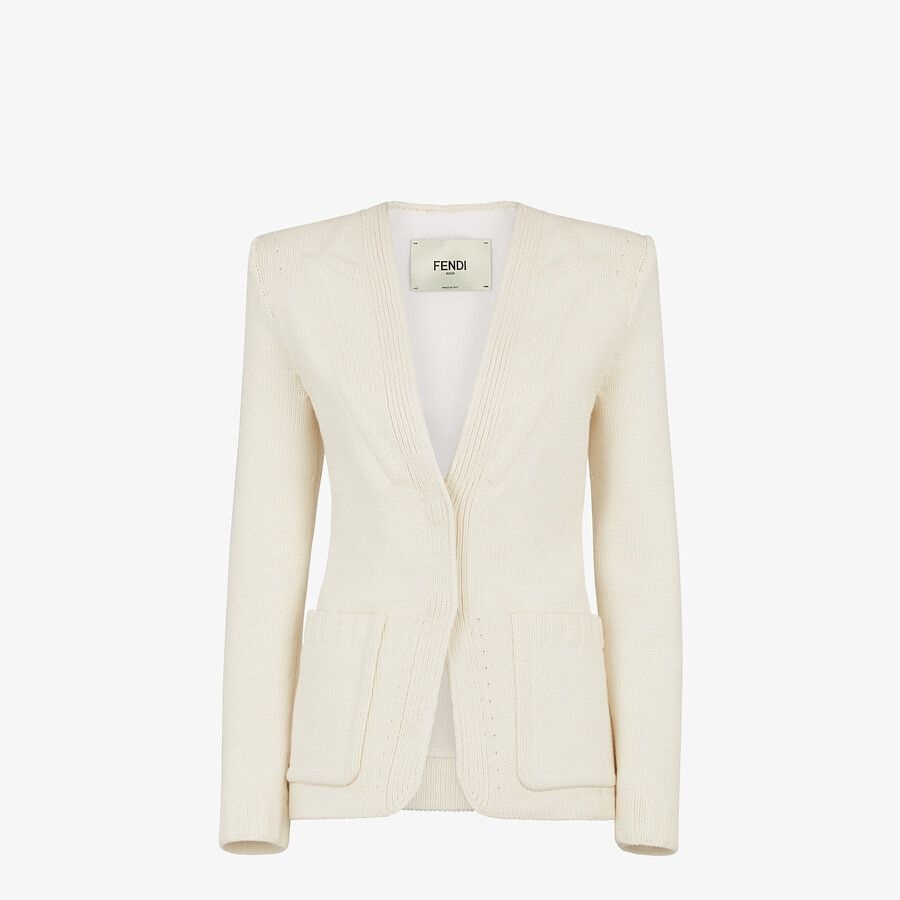White cotton jacket - 1