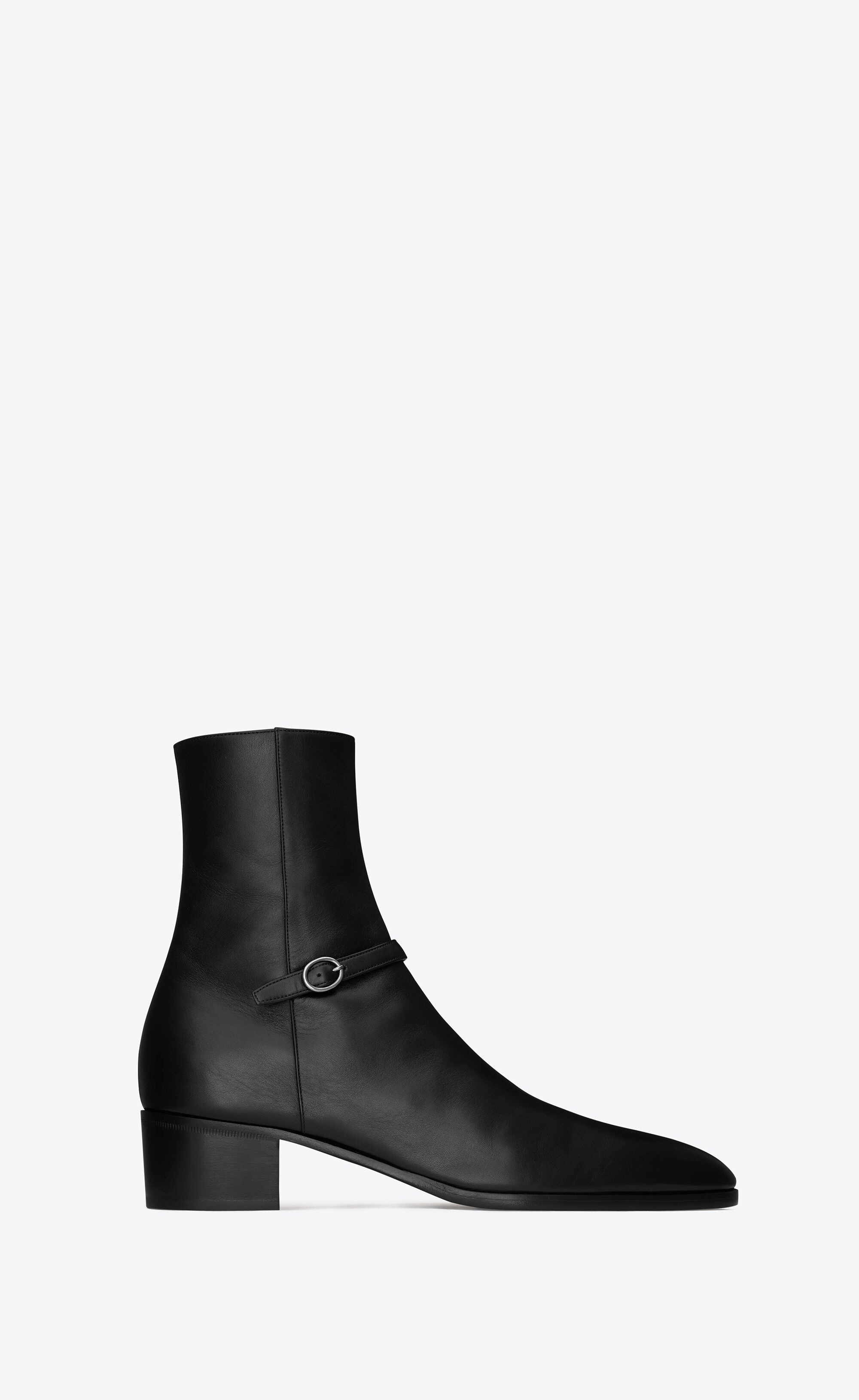 vlad zipped boots in smooth leather - 1