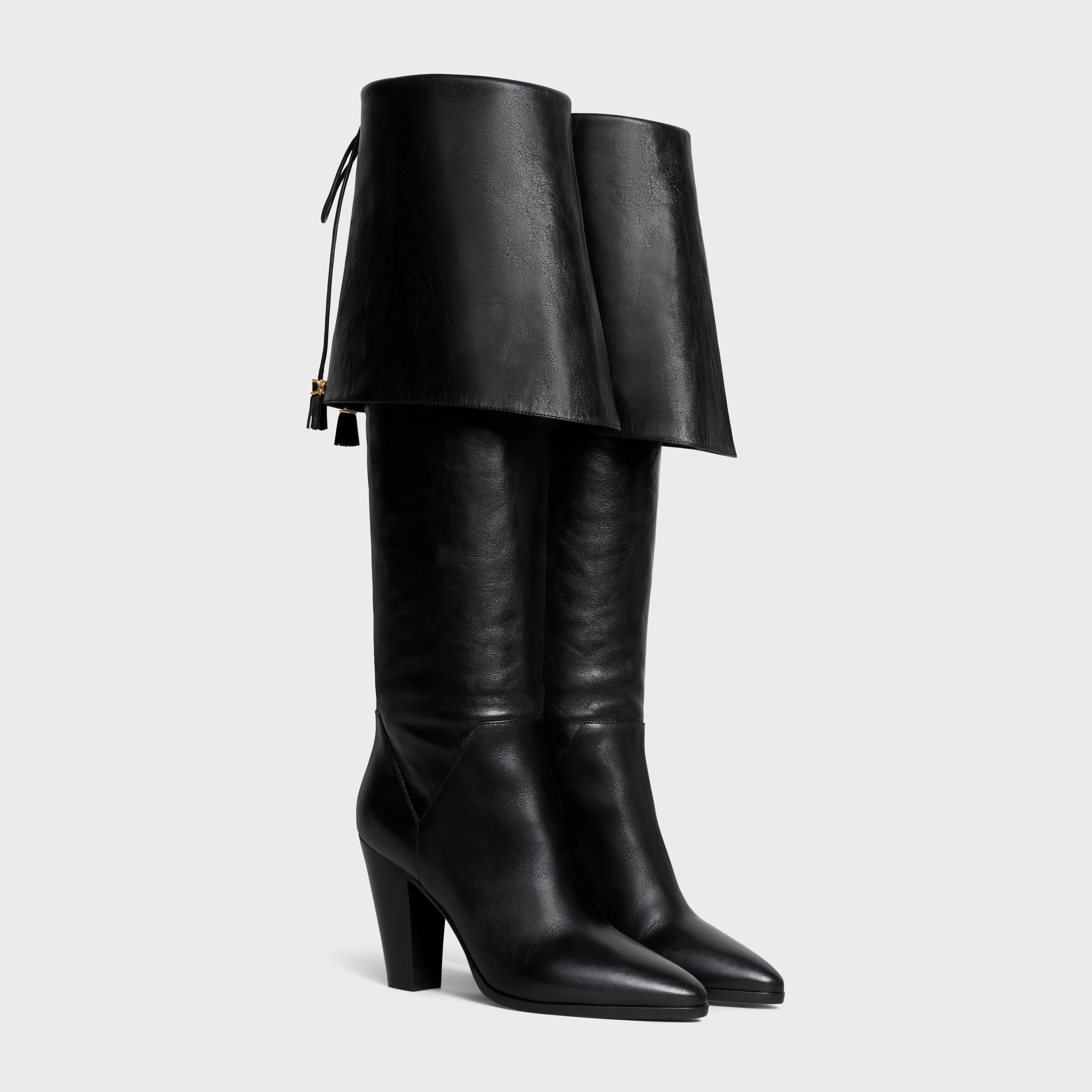 LA MOUSQUETAIRE HIGH BOOT CELINE WILTERN in CALFSKIN - 2