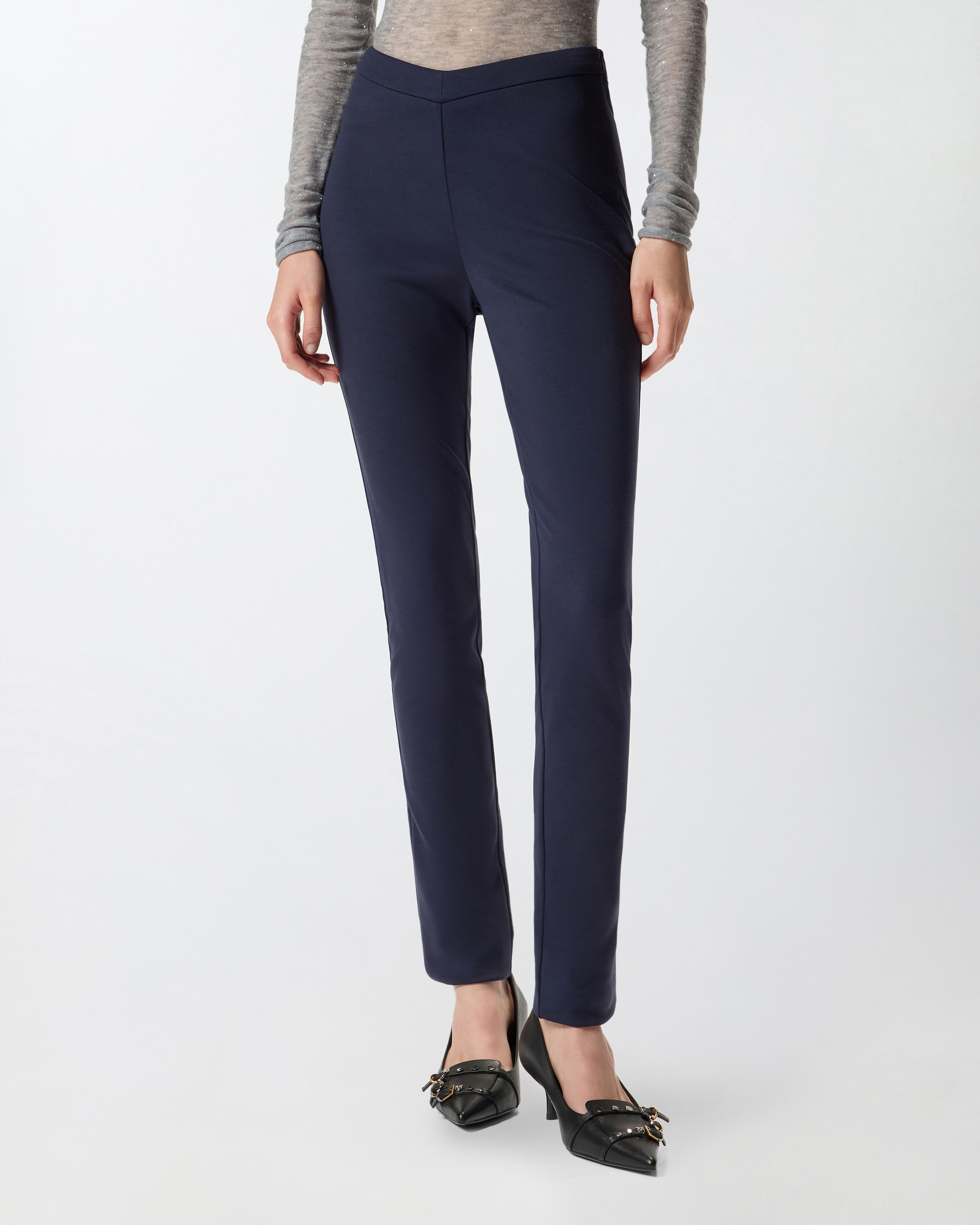FITTED HIGH-WAISTED TROUSERS - 3