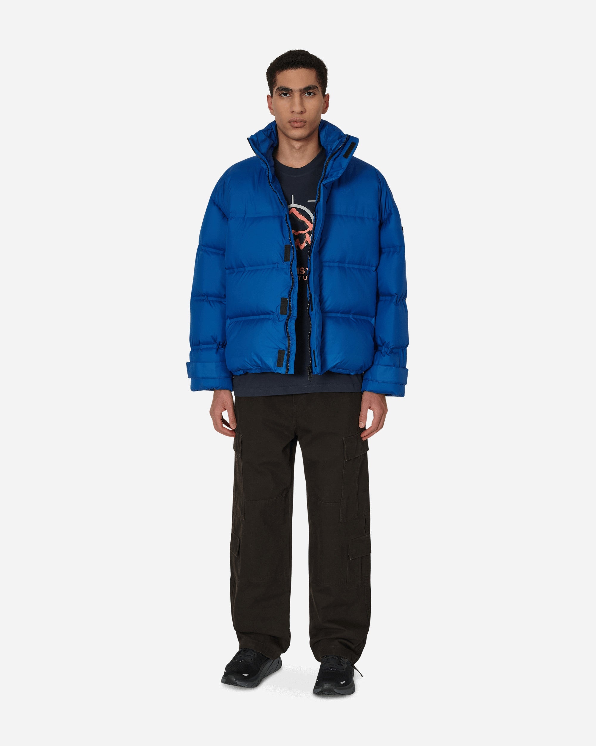 Blue Version Oversized Down Puffer Jacket Blue - 4