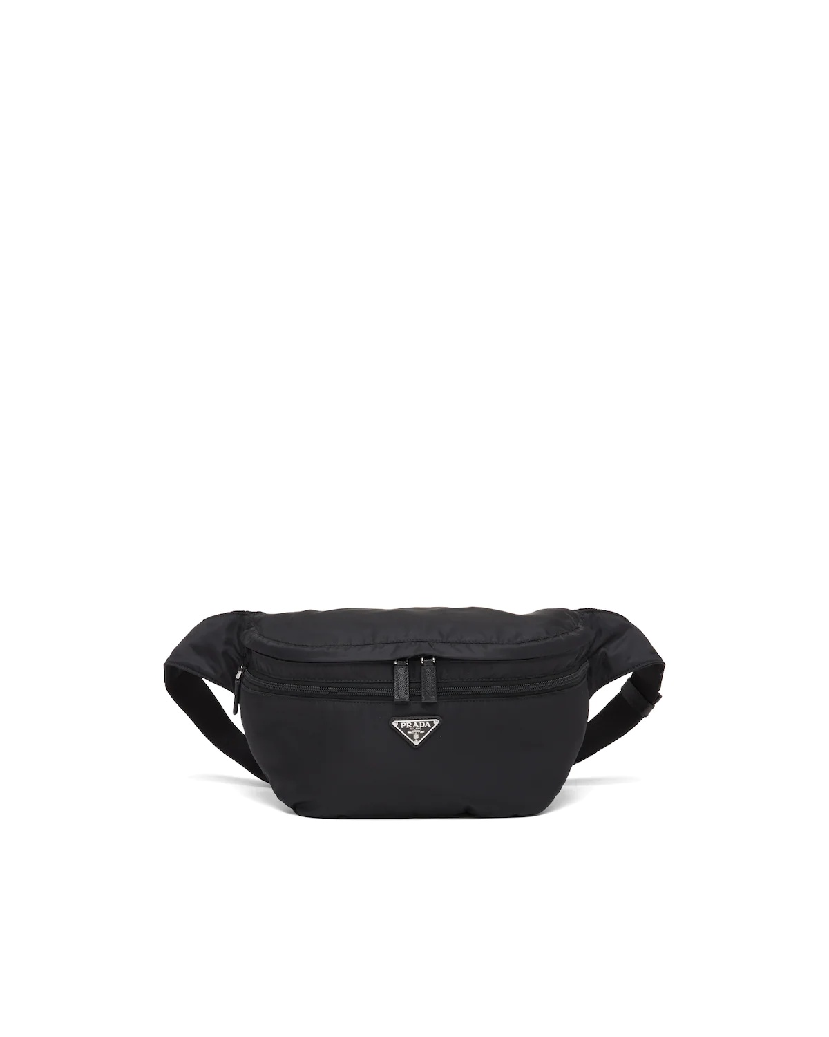 Re-Nylon and Saffiano leather belt bag - 1