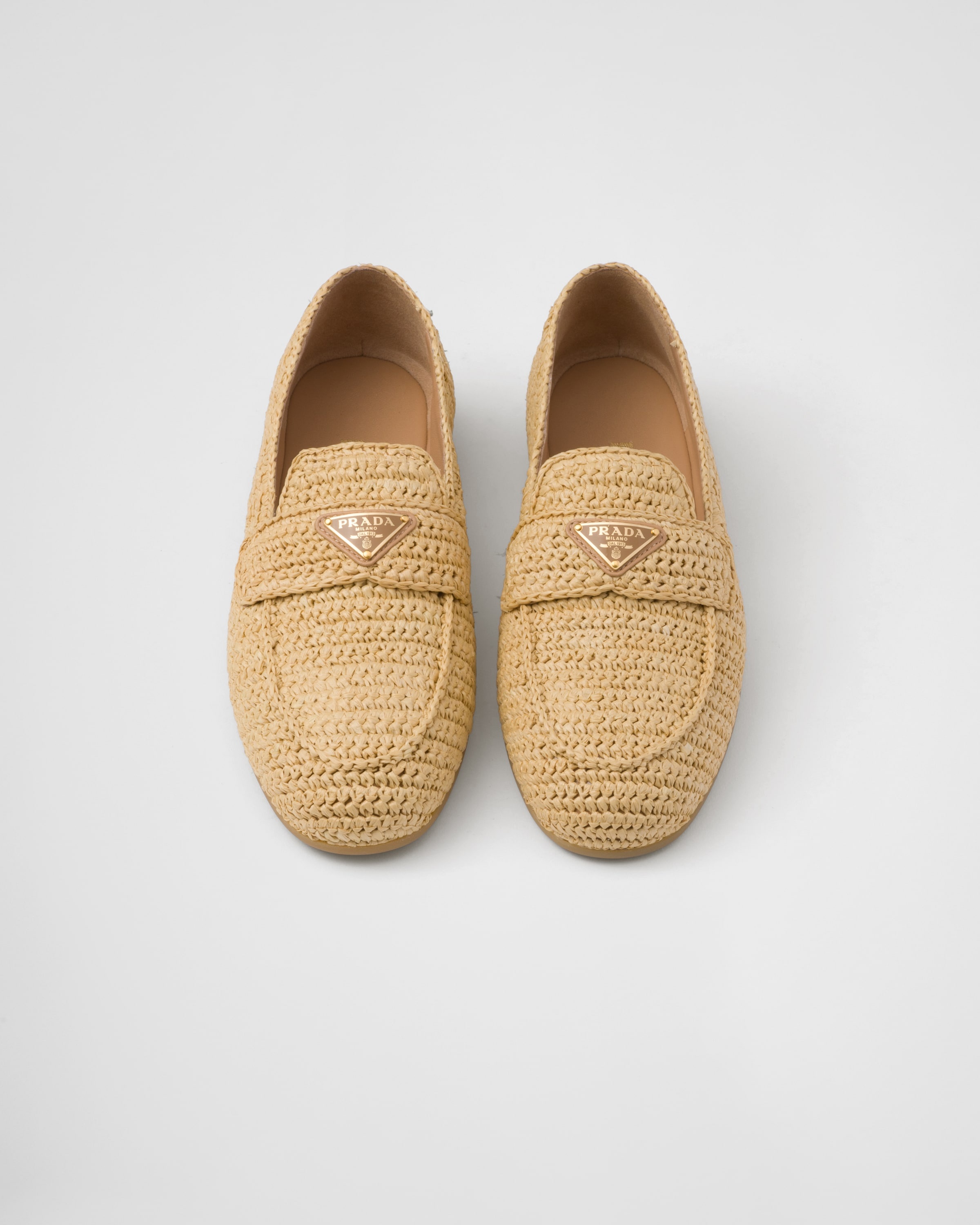 Woven fabric loafers - 3