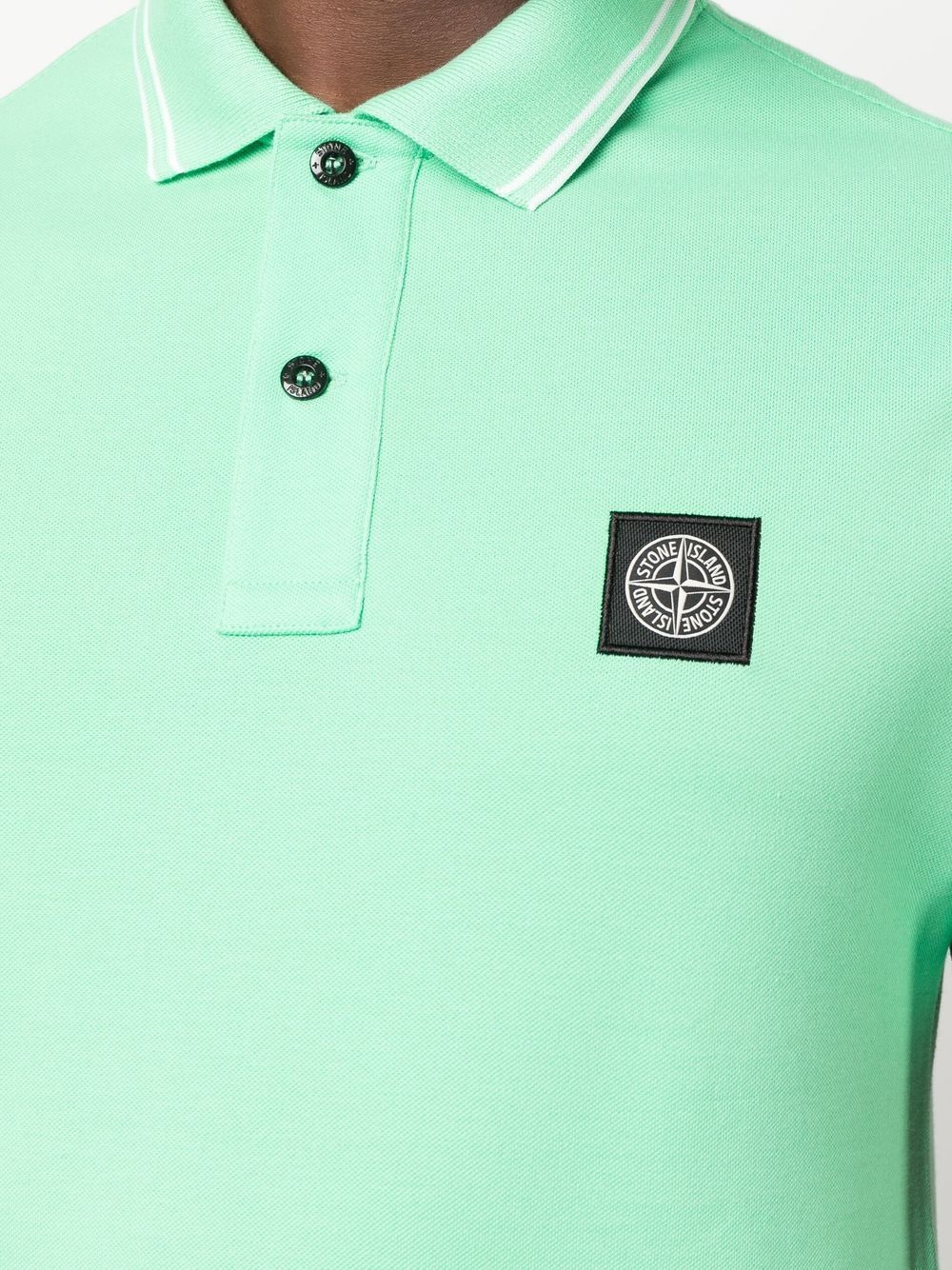 Compass-patch polo shirt - 5