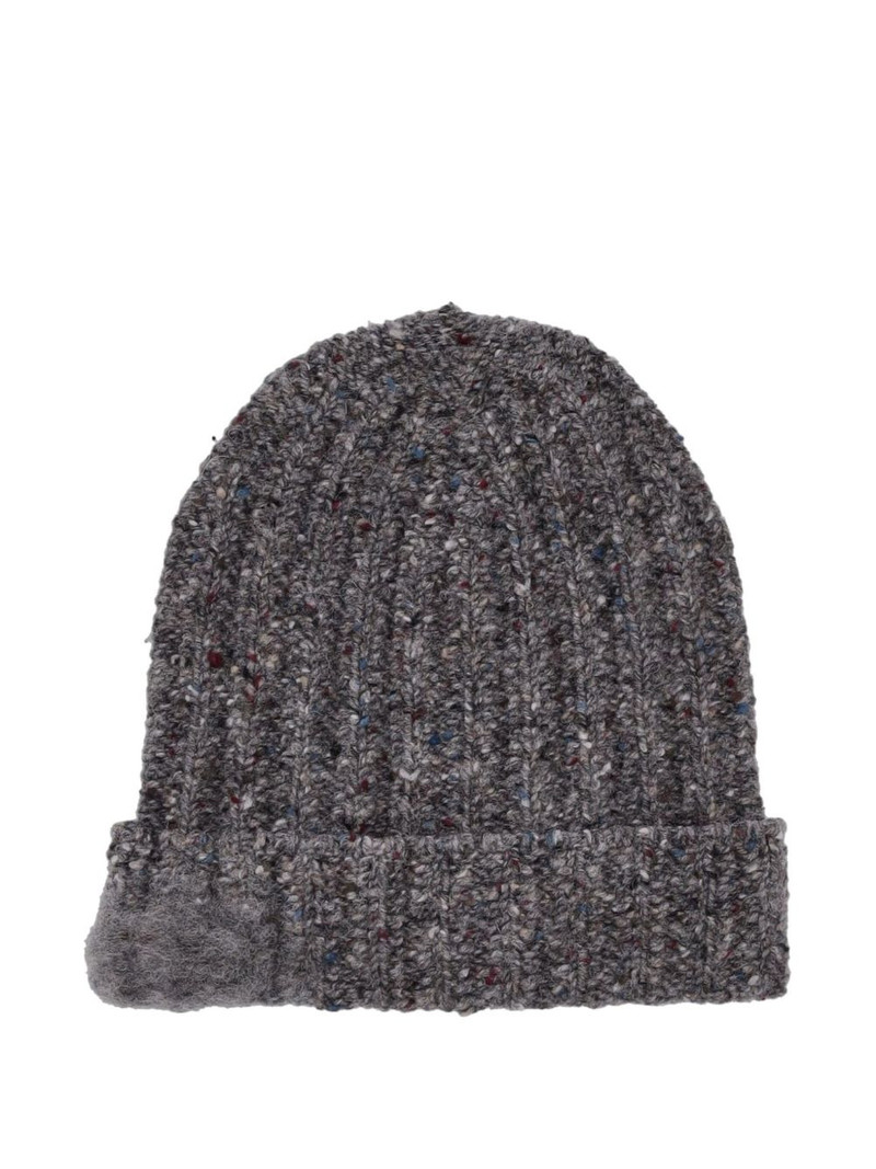 ribbed beanie hat 1