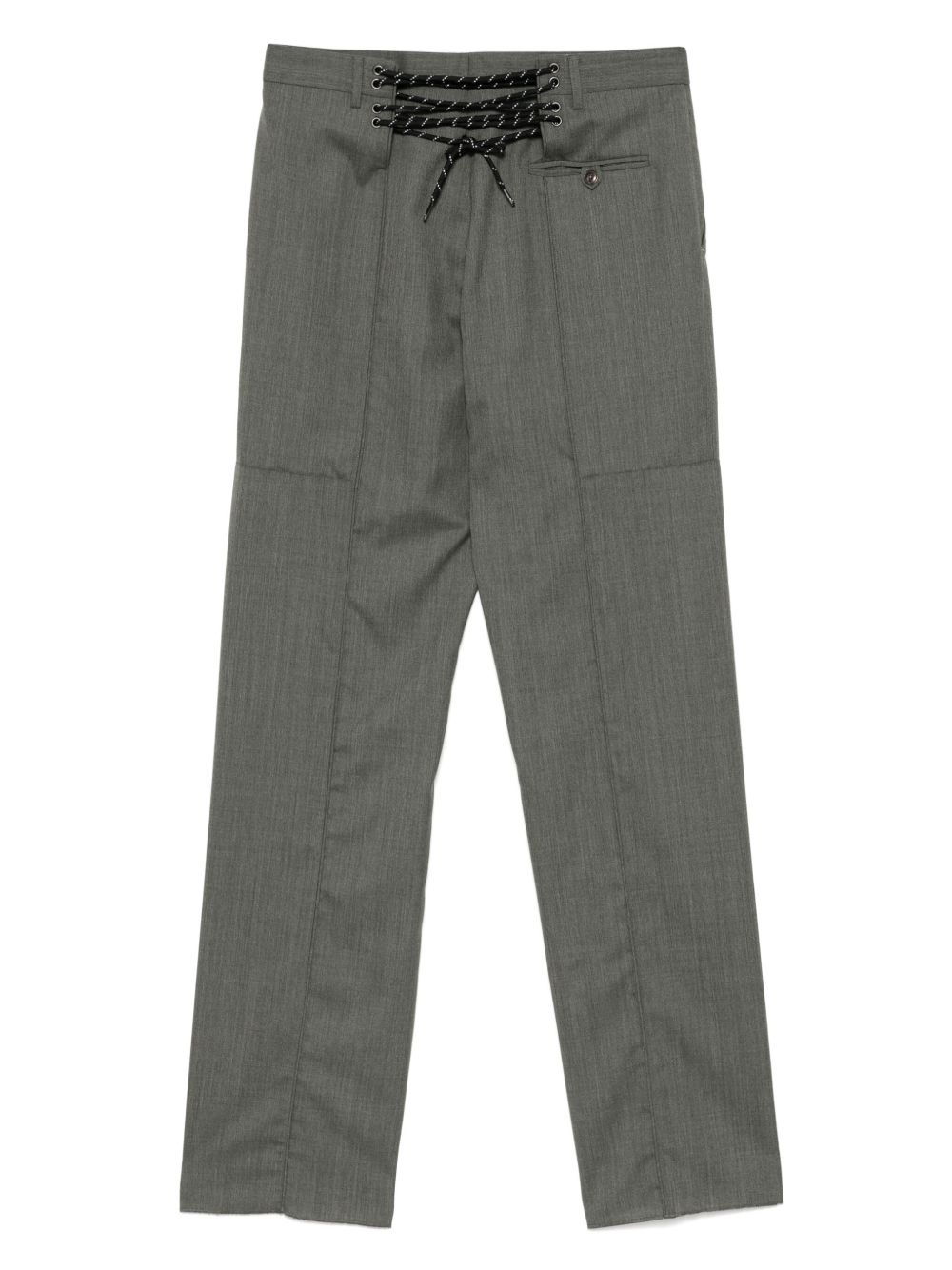 straight-leg trousers - 2
