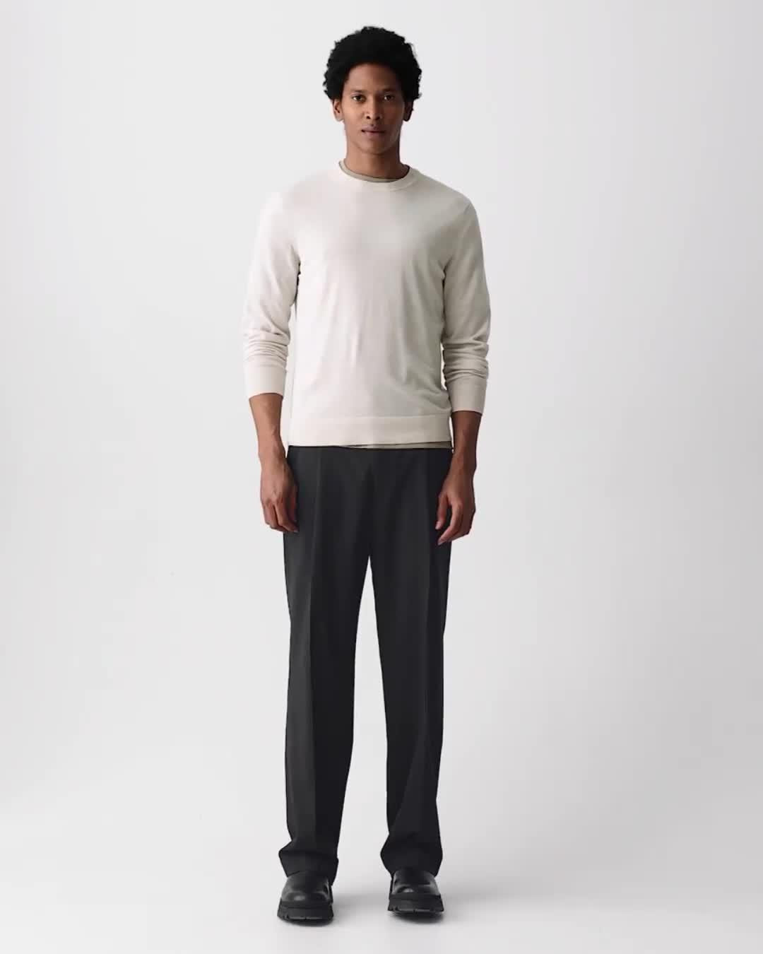 Crewneck Sweater in Regal Wool - 7