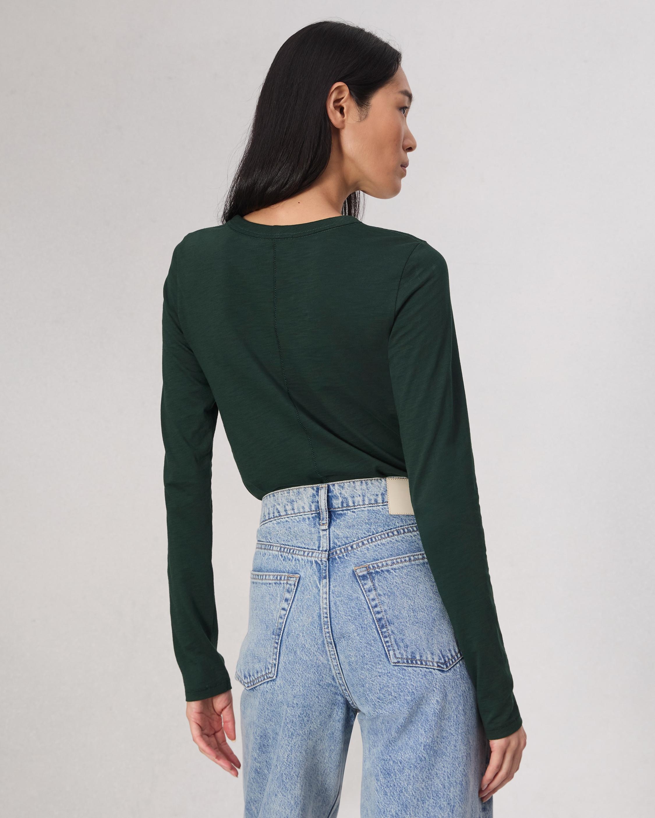 Slub Long Sleeve Tee - 5