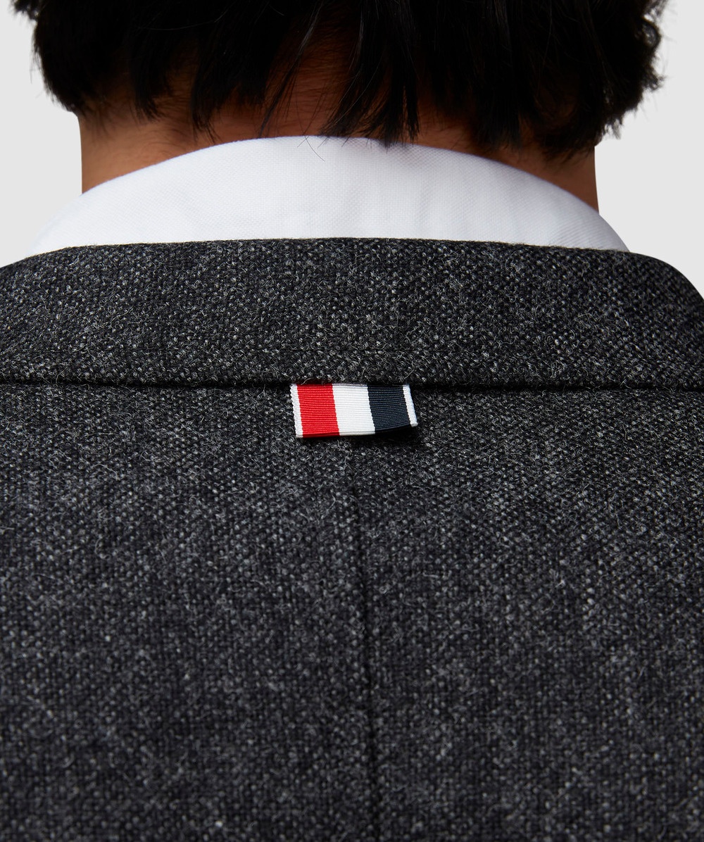 Unstructured 4 bar tweed blazer - 8