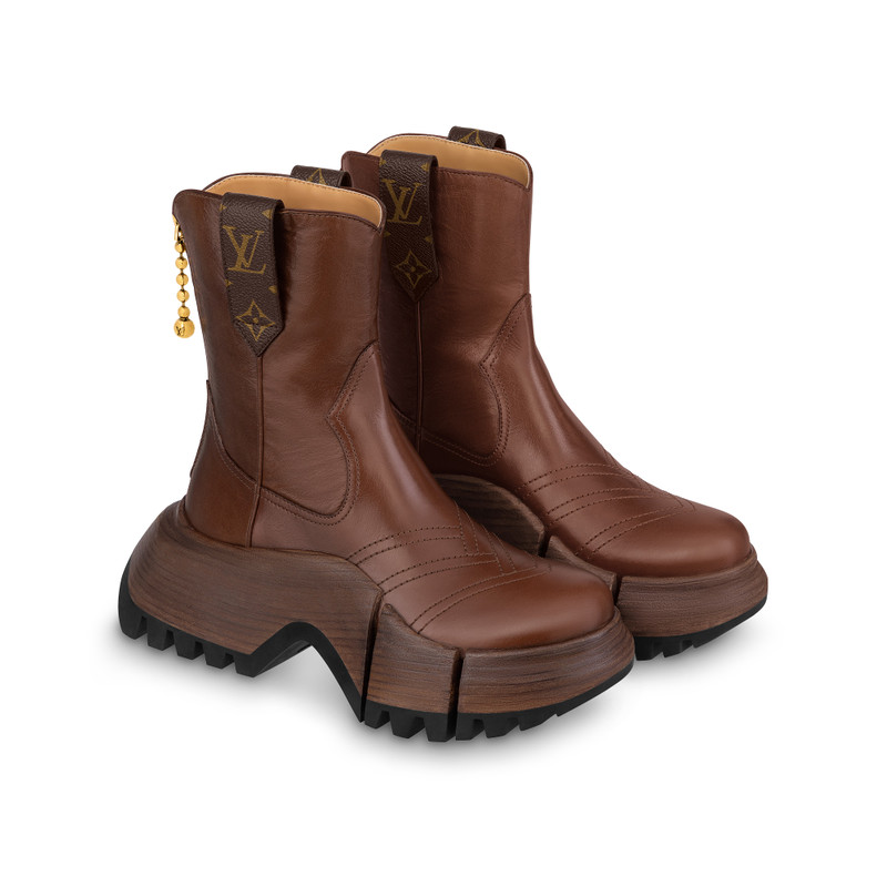 LV Zoom Platform Ankle Boot 4