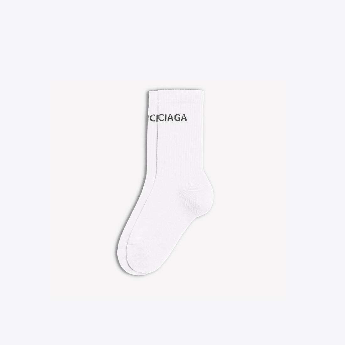 Women's Balenciaga Socks in White/black - 2